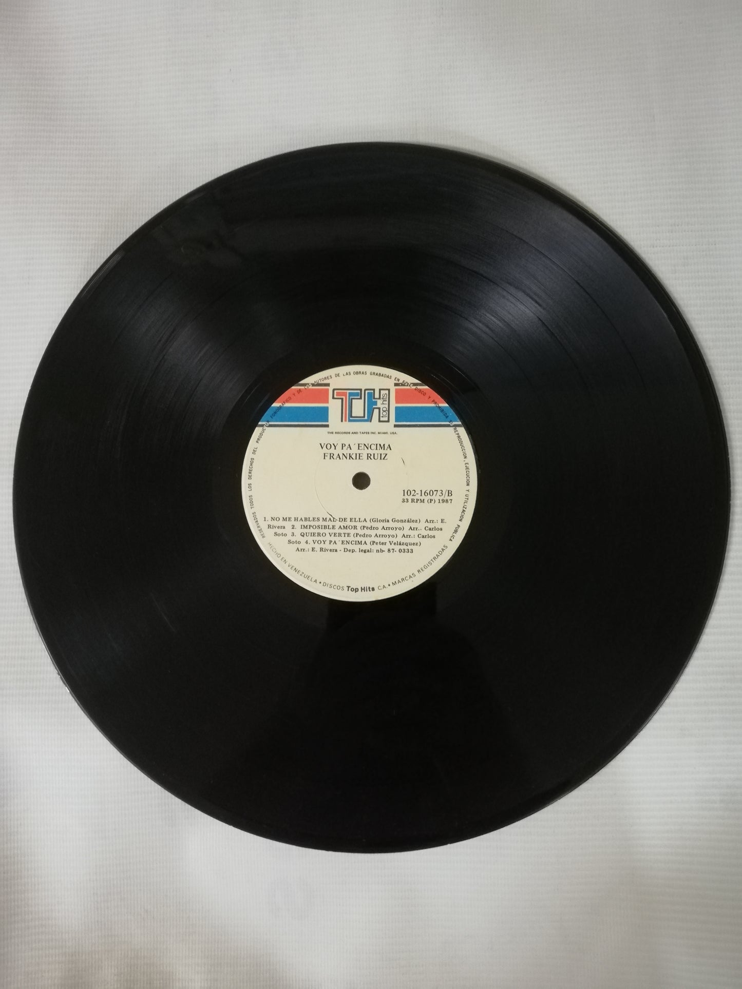 LP FRANKIE RUIZ - ...VOY PA´ ENCIMA!
