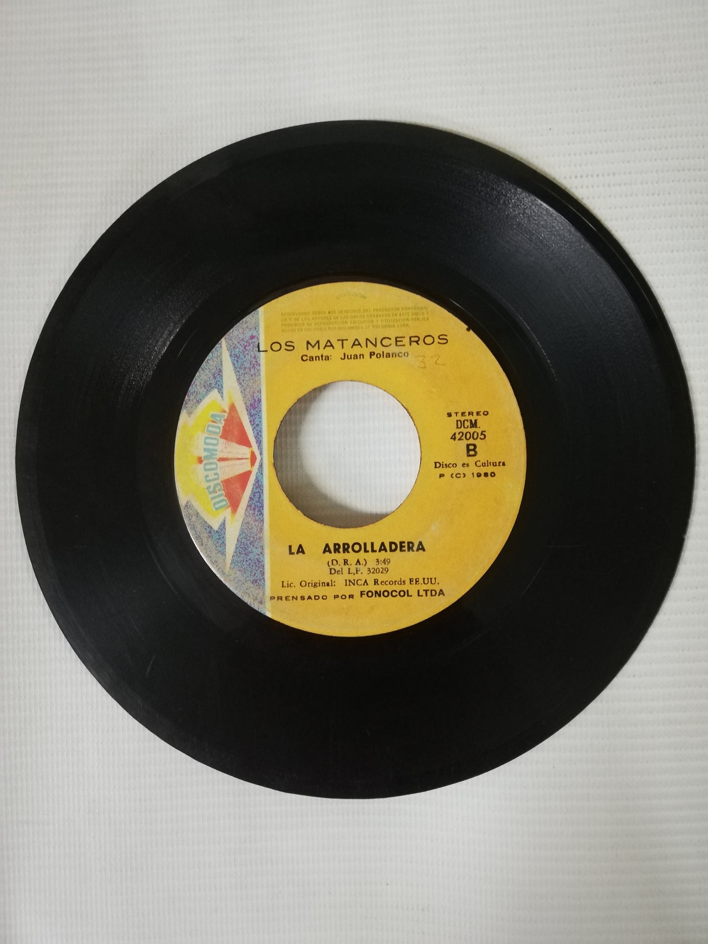 VINILO LOS MATANCEROS - A BARACOA ME VOY / LA ARROLLADERA