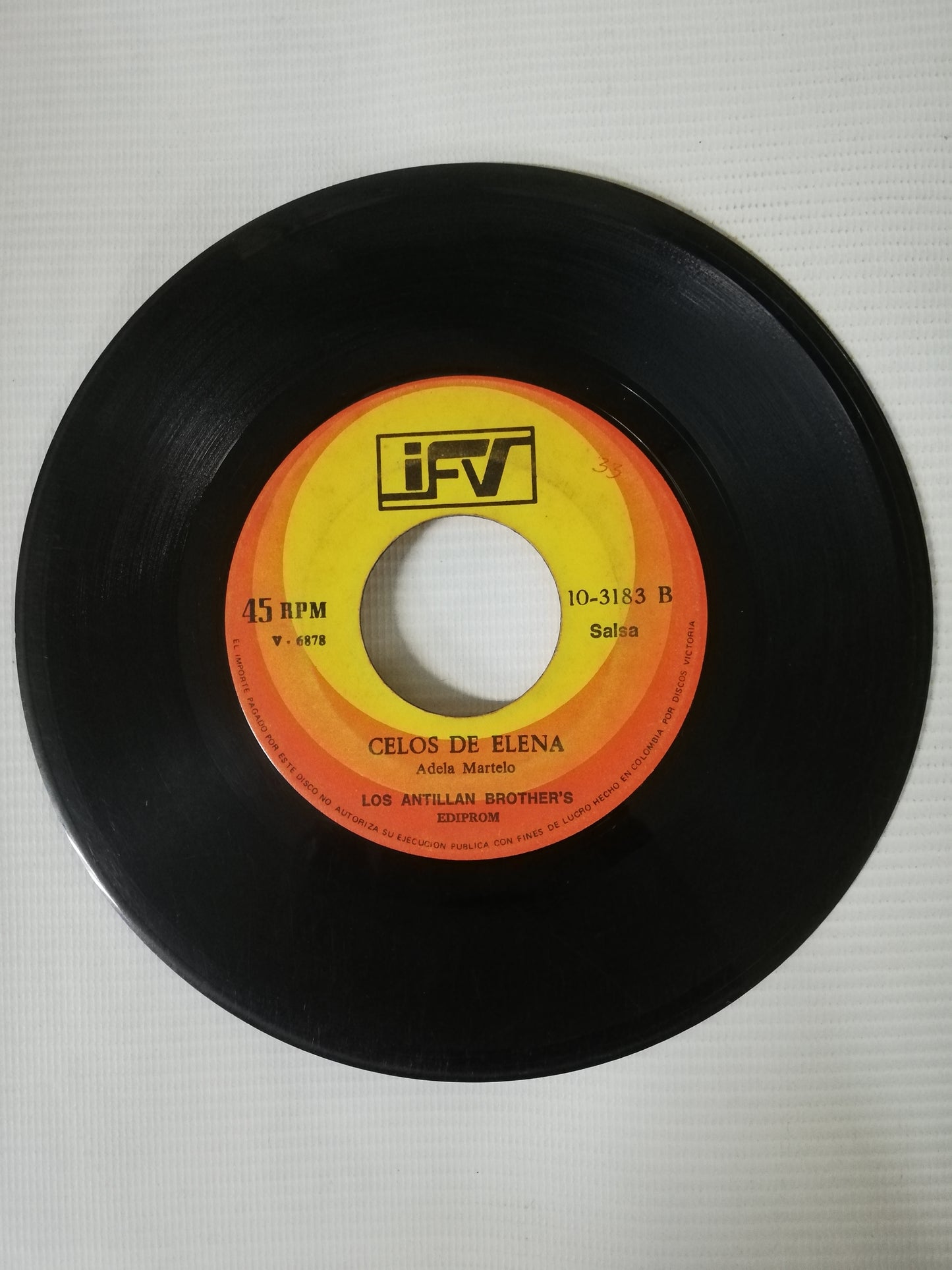 VINILO LOS ANTILLAN BROTHER´S - PREGON COSTEÑO / CELOS DE ELENA