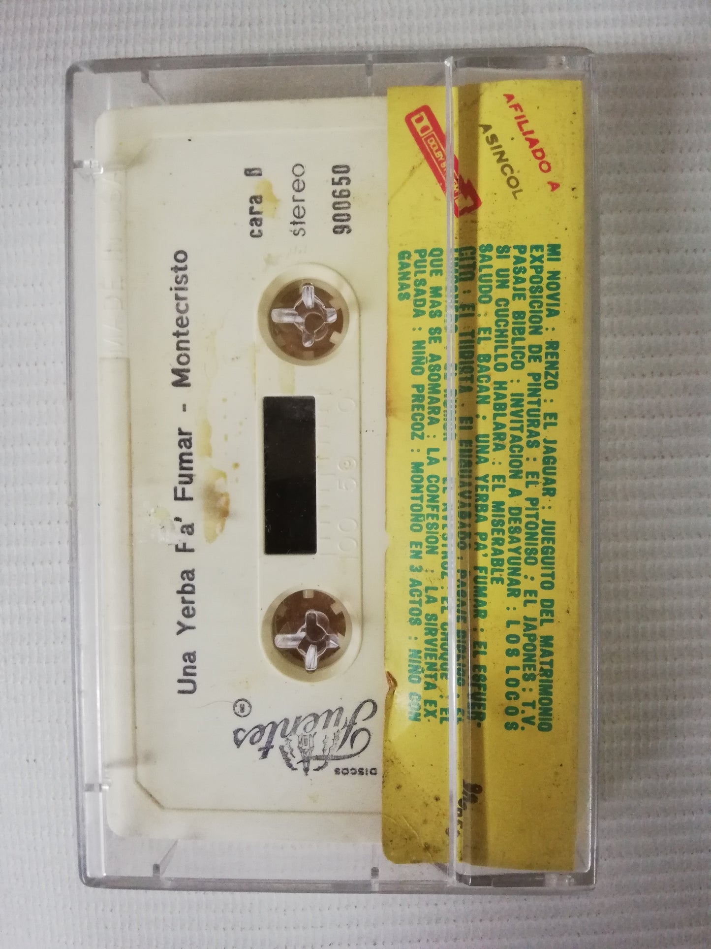 CASSETTE MONTECRISTO - UNA YERBA PA´ FUMAR