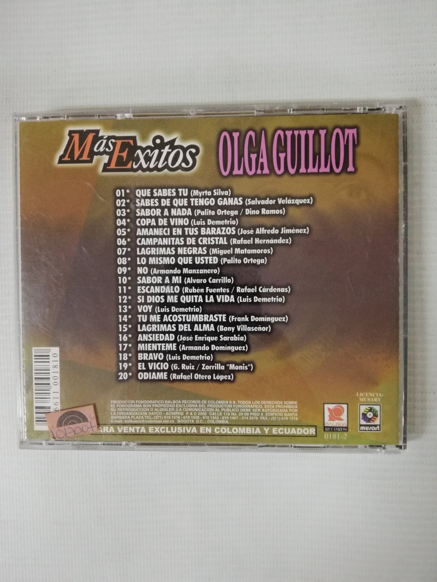 CD OLGA GUILLOT - MAS EXITOS