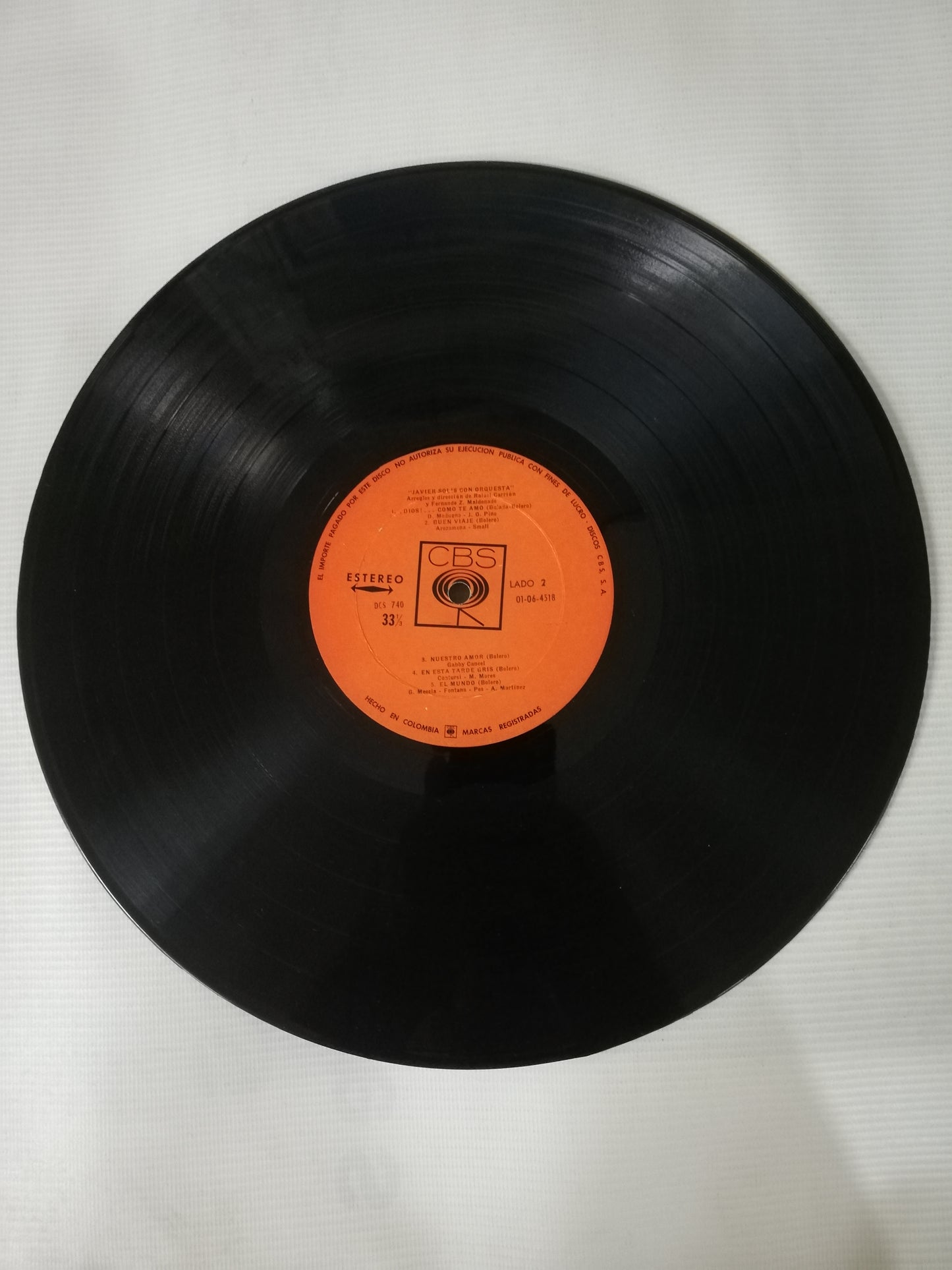 LP JAVIER SOLIS CON ORQUESTA - JAVIER SOLIS CON ORQUESTA