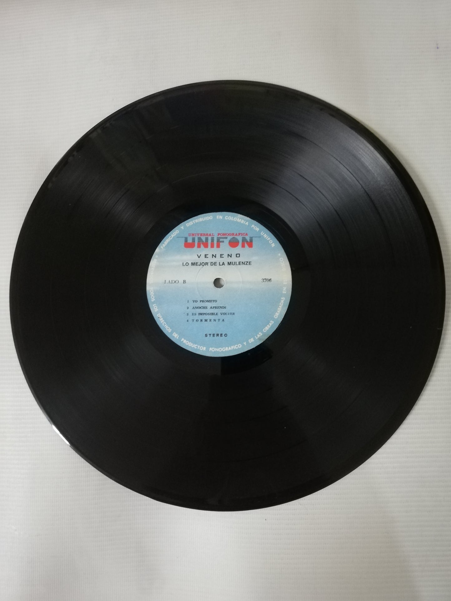 LP ORQUESTA LA MULENZE - LO MEJOR DE LA MULENZE "VENENO"