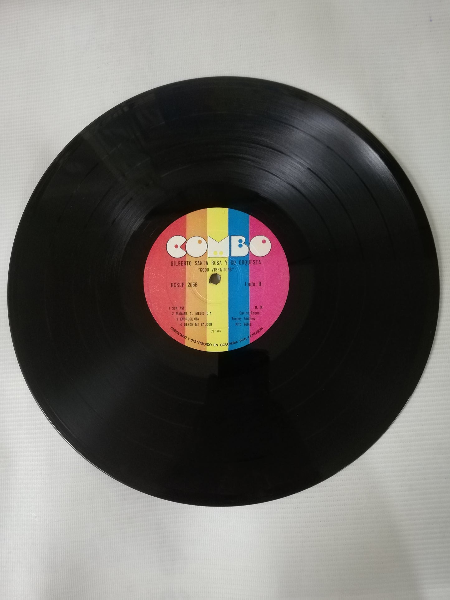 LP GILBERTO SANTA ROSA AND ORCHESTRA - GOOD VIBRATIONS