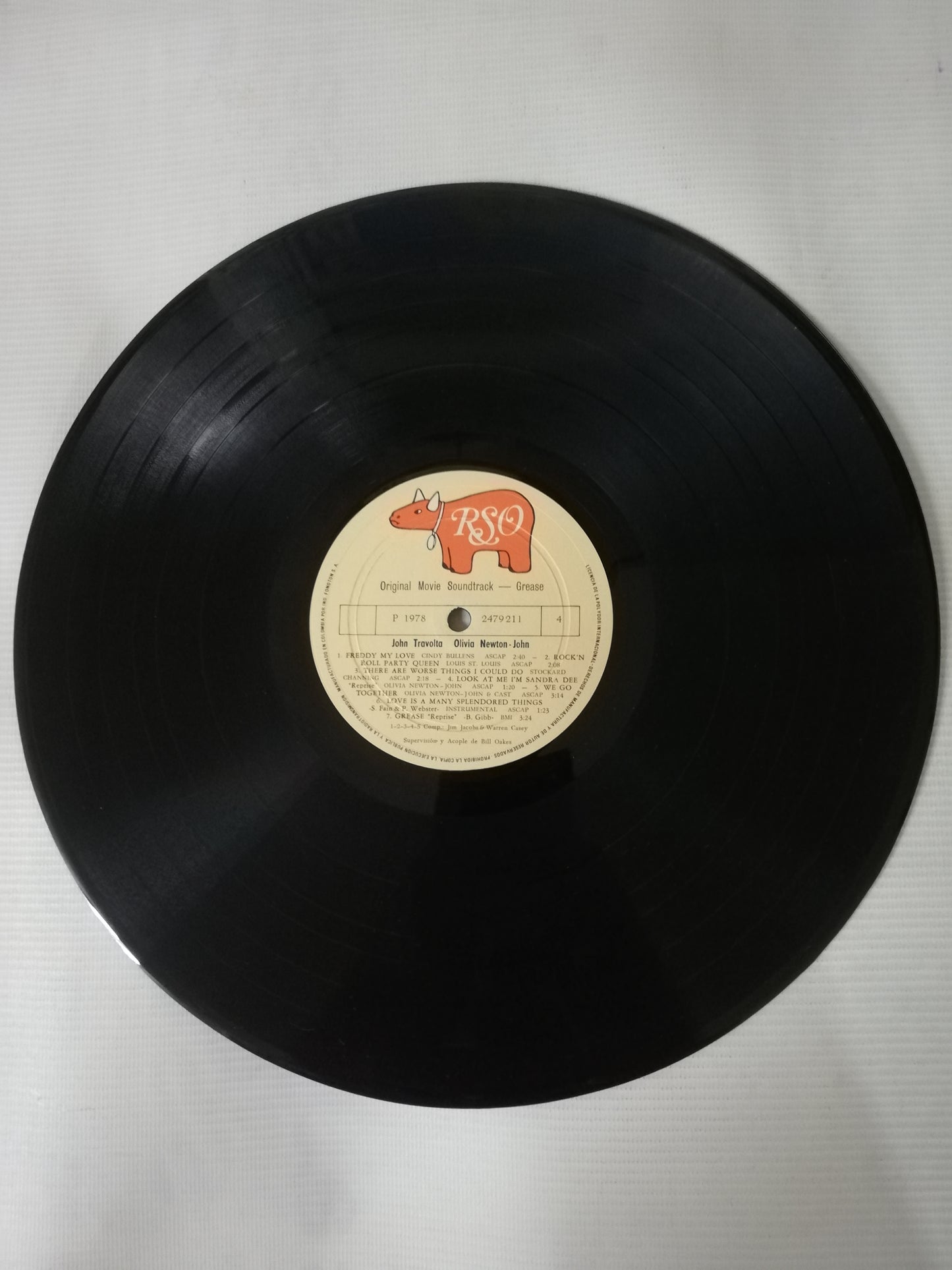 LP GREASE - JOHN TRAVOLTA / OLIVIA NEWTON-JOHN - THE ORIGINAL SOUNDTRACK FROM THE MOTION PICTURE - VINYL X 2