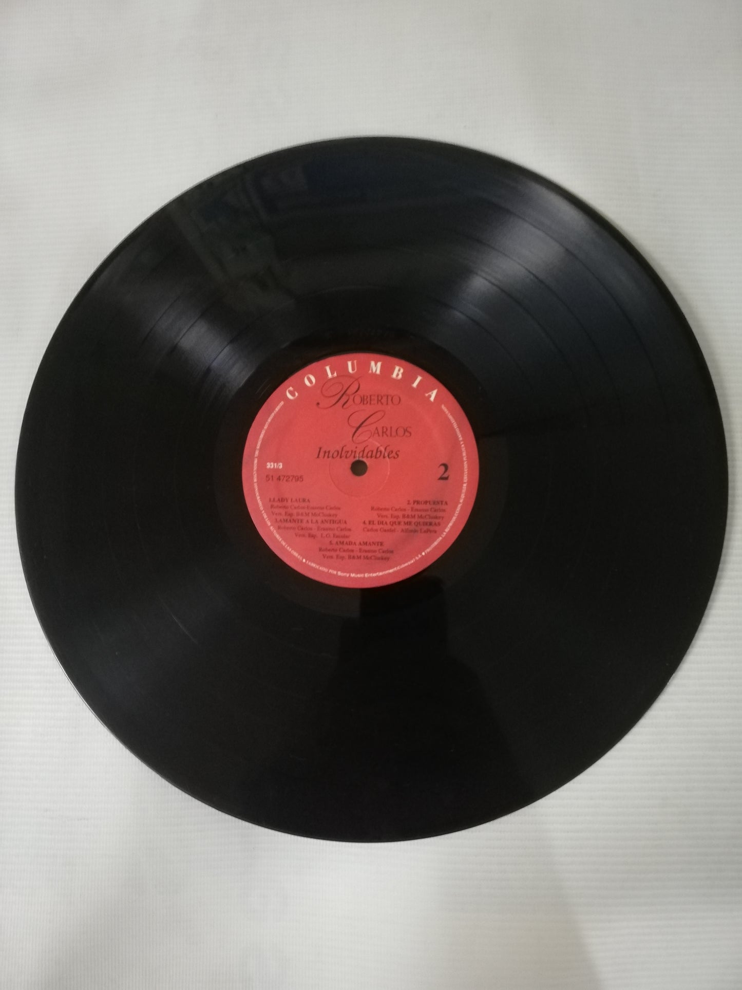 LP ROBERTO CARLOS - INOLVIDABLES