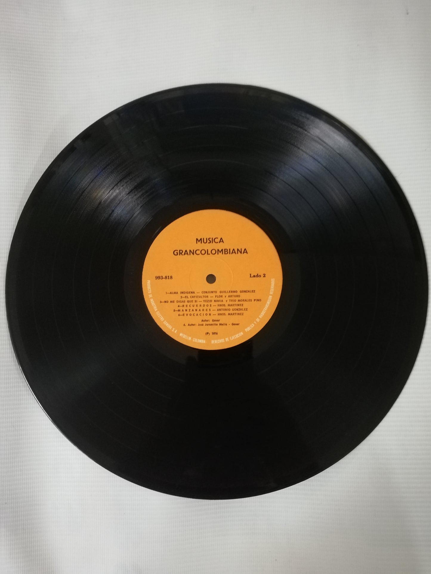 LP GONZALO VERGARA RODRIGUEZ (GOVER) - MÚSICA GRANCOLOMBIANA