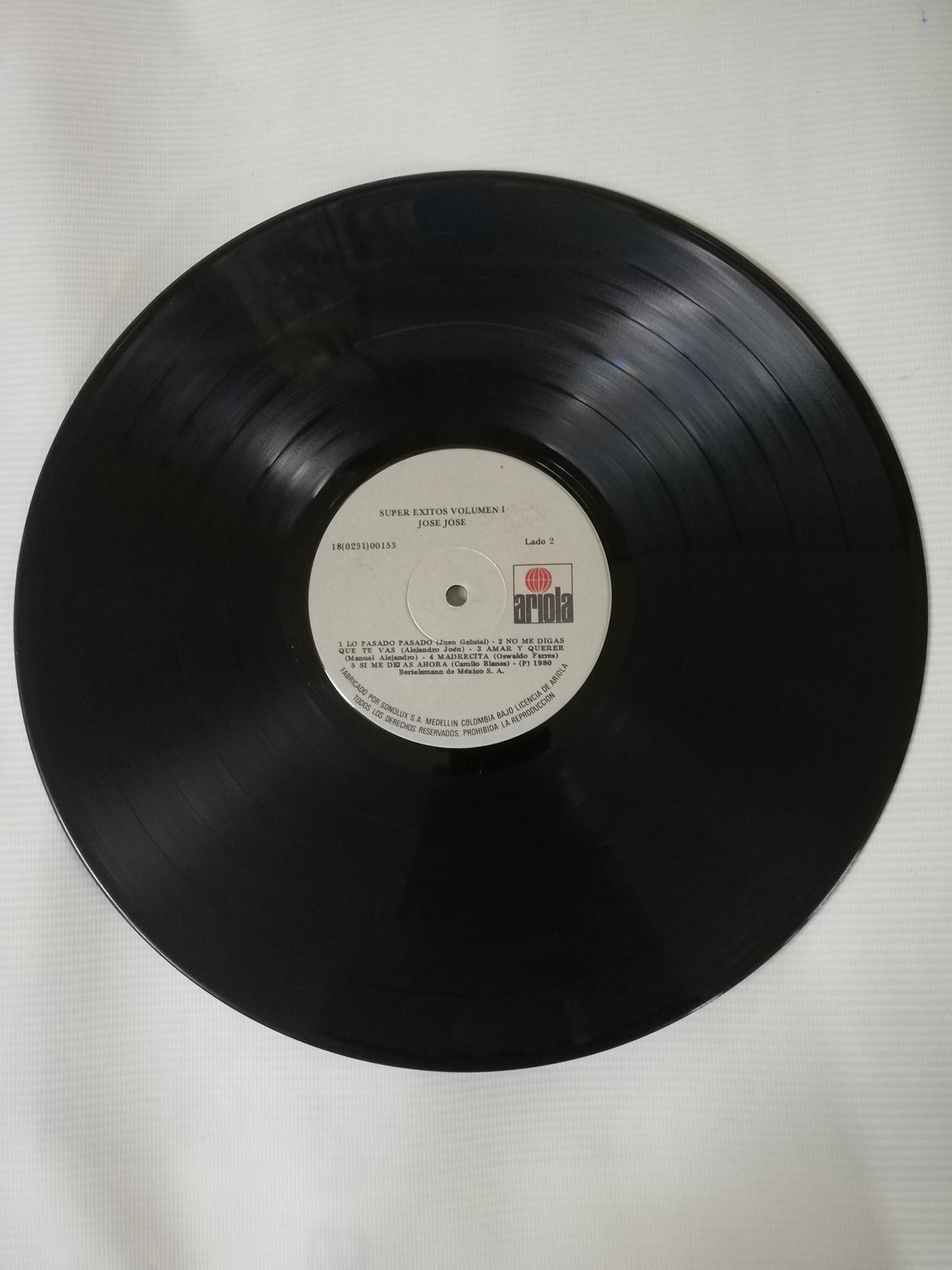 LP JOSÉ JOSÉ - SUPER EXITOS VOL. 1