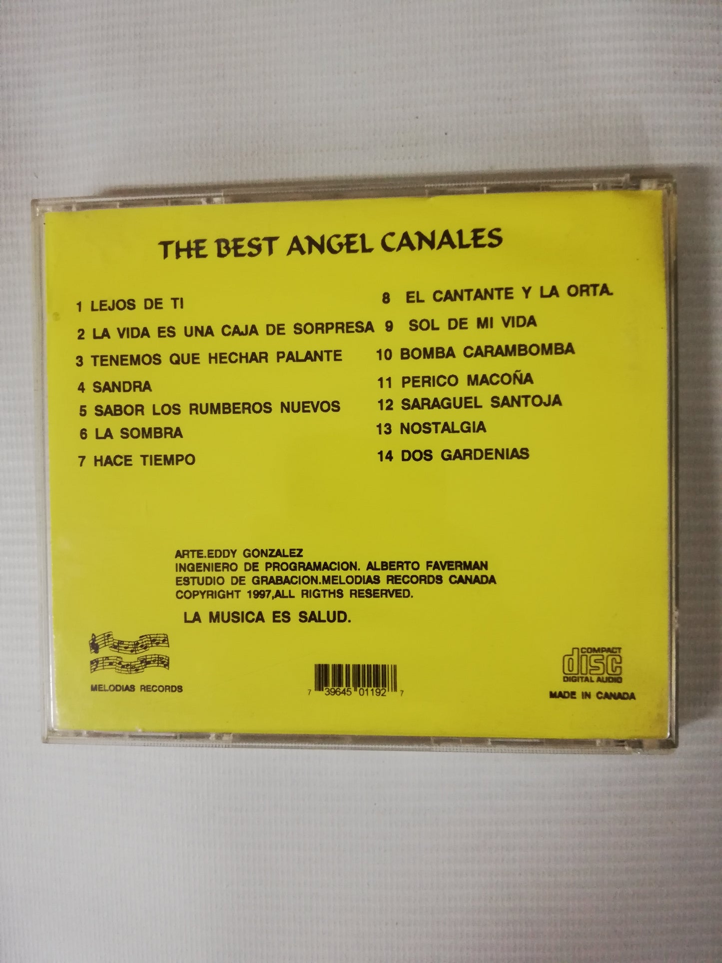 CD ANGEL CANALES - THE BEST OF ANGEL CANALES