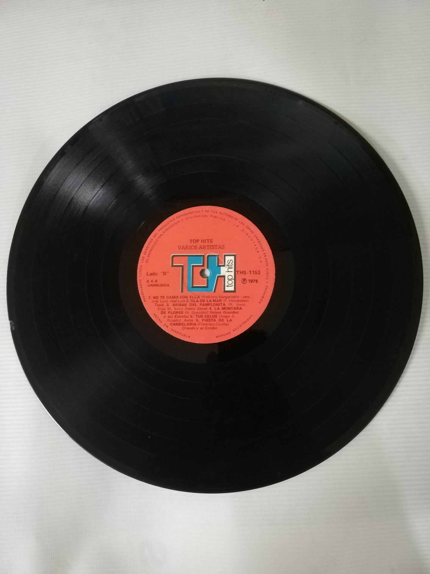 LP TOP HITS 40 AÑOS DE RADIO TACHIRA - VARIOS INTÉRPRETES