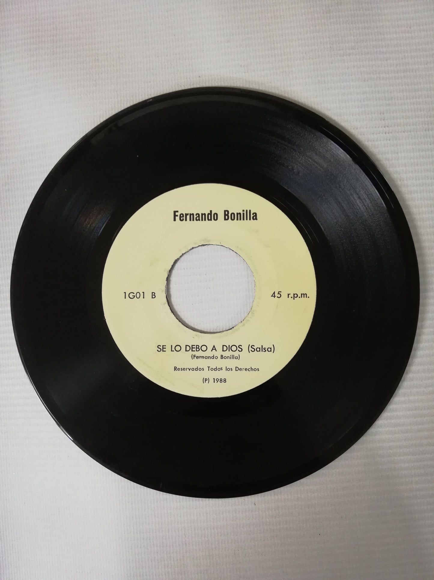 VINILO FERNANDO BONILLA - CALI CALIENTE / SE LO DEBO A DIOS