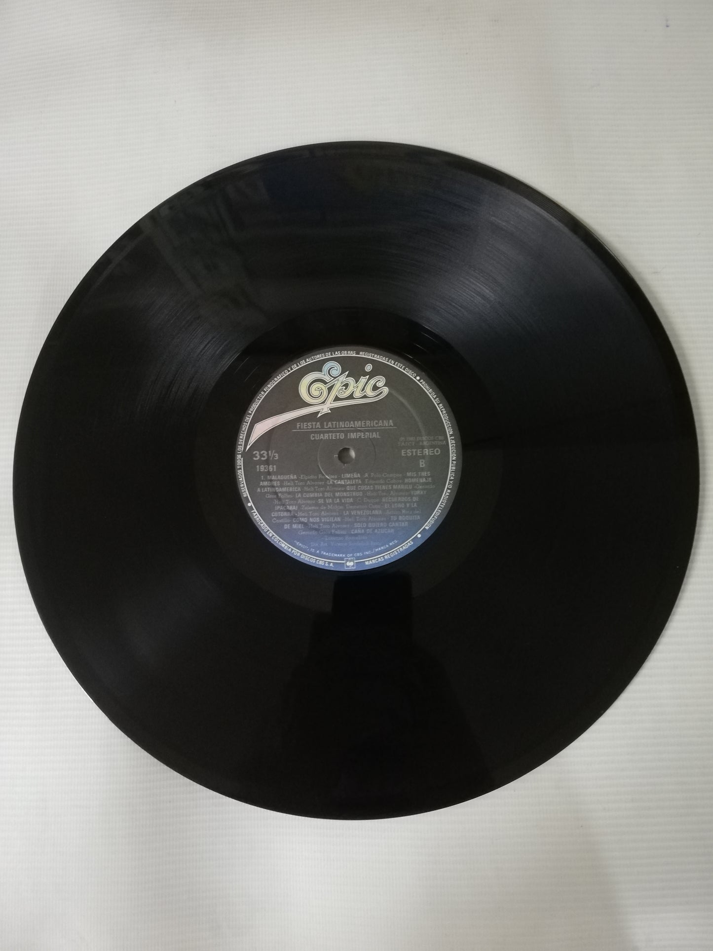 LP CUARTETO IMPERIAL - FIESTA LATINOAMERICANA