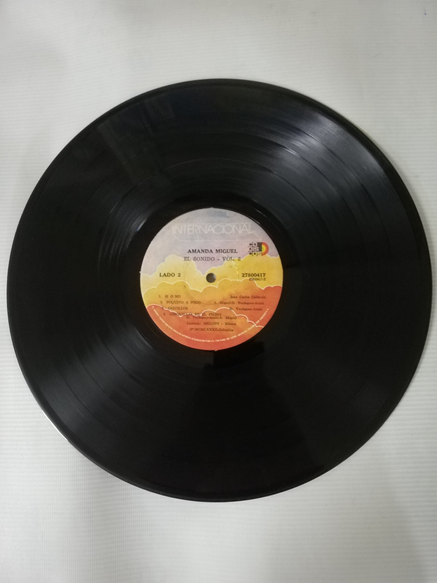 LP AMANDA MIGUEL - EL SONIDO VOL. 2