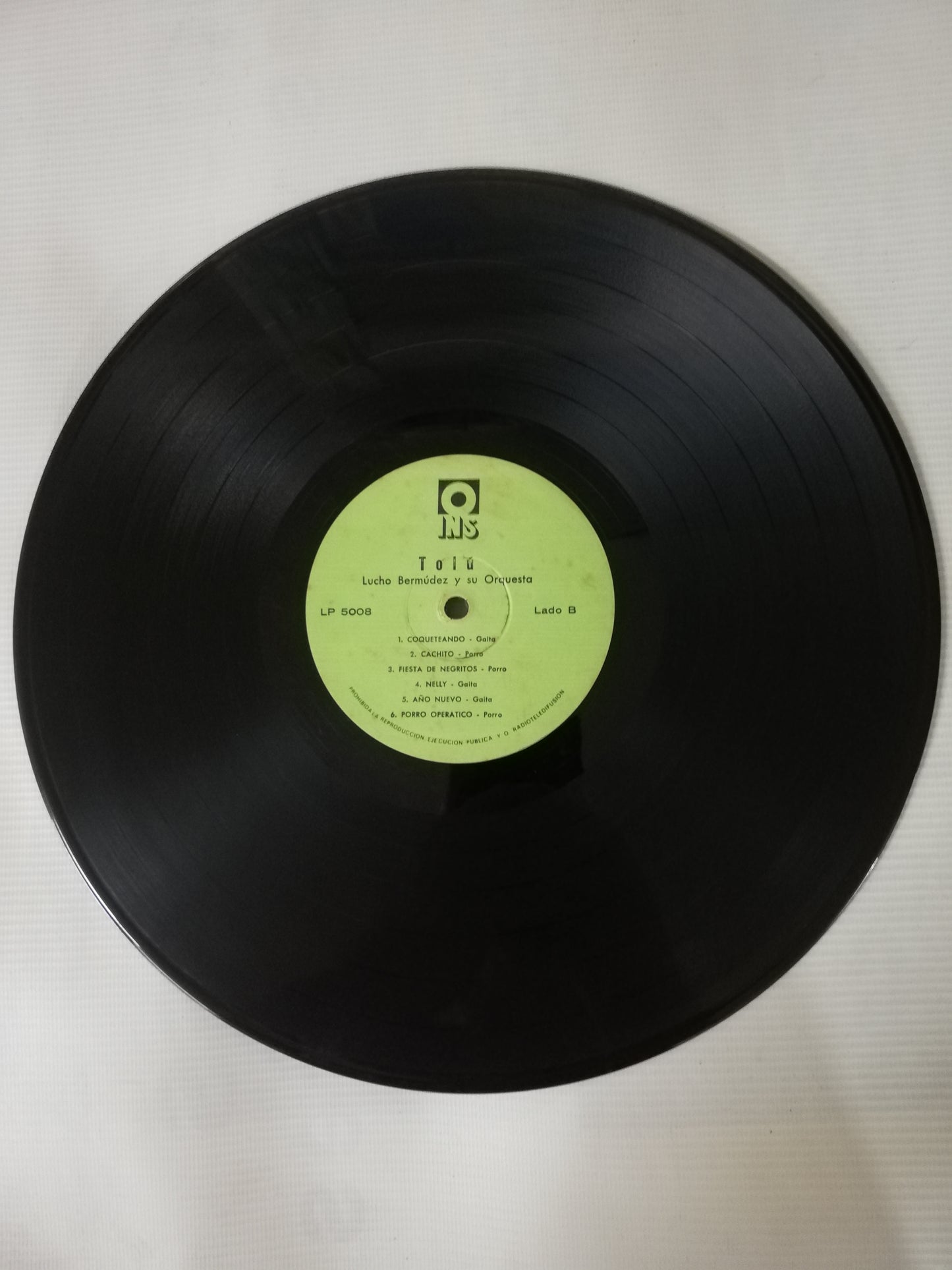 LP LUCHO BERMUDEZ Y SU ORQUESTA - TOLÚ