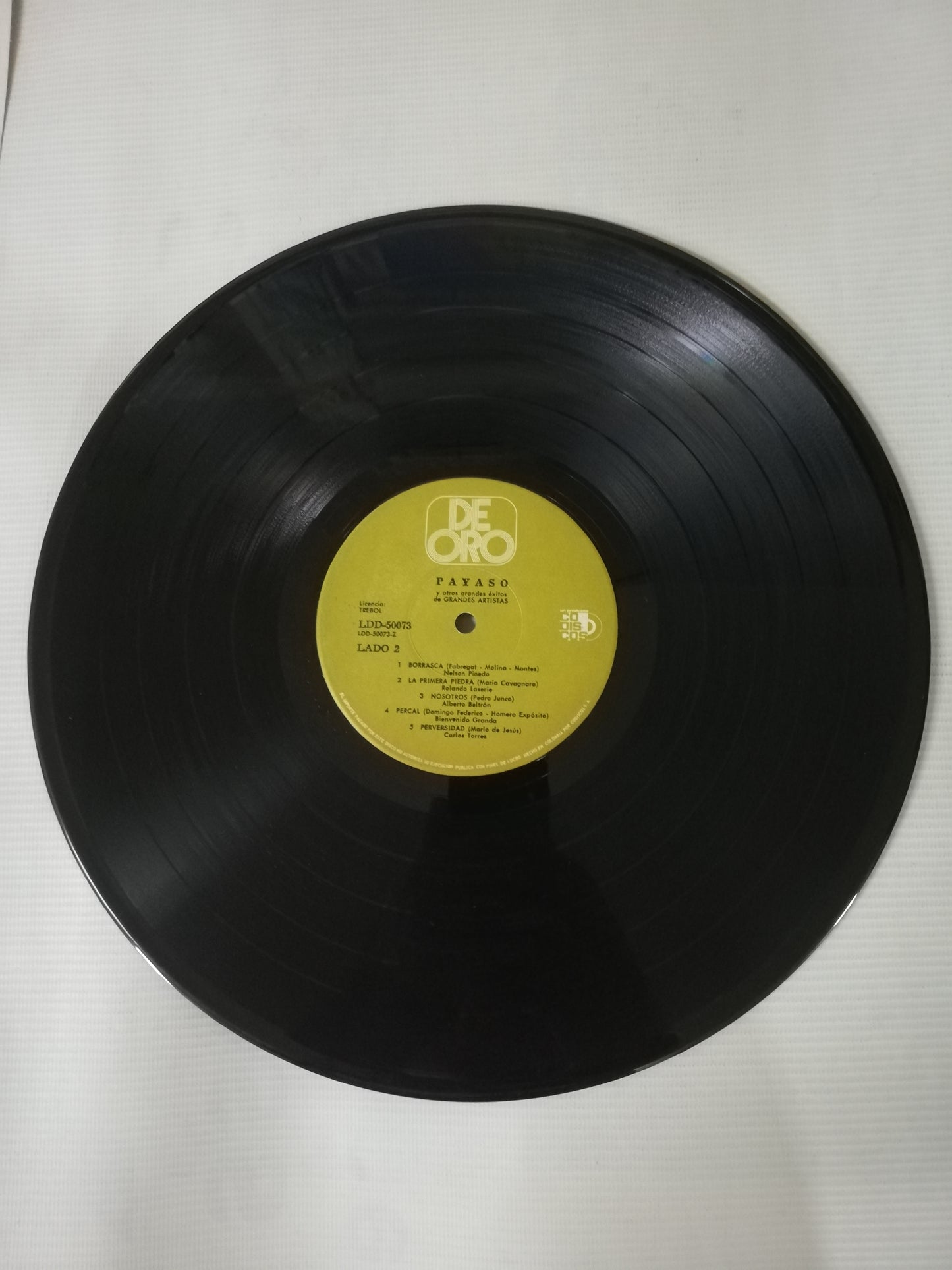 LP PAYASO Y OTROS GRANDES EXITOS DE GRANDES ARTISTAS - VARIOS INTÉRPRETES