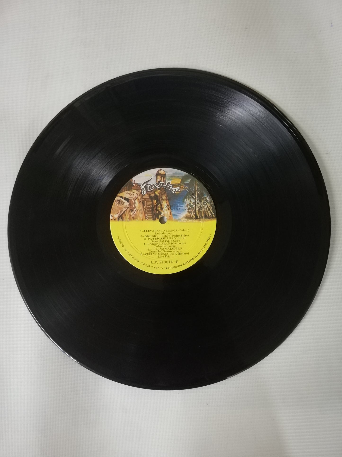 LP DANIEL SANTOS - DANIEL SANTOS CON LA SONORA MATANCERA VOL. 1
