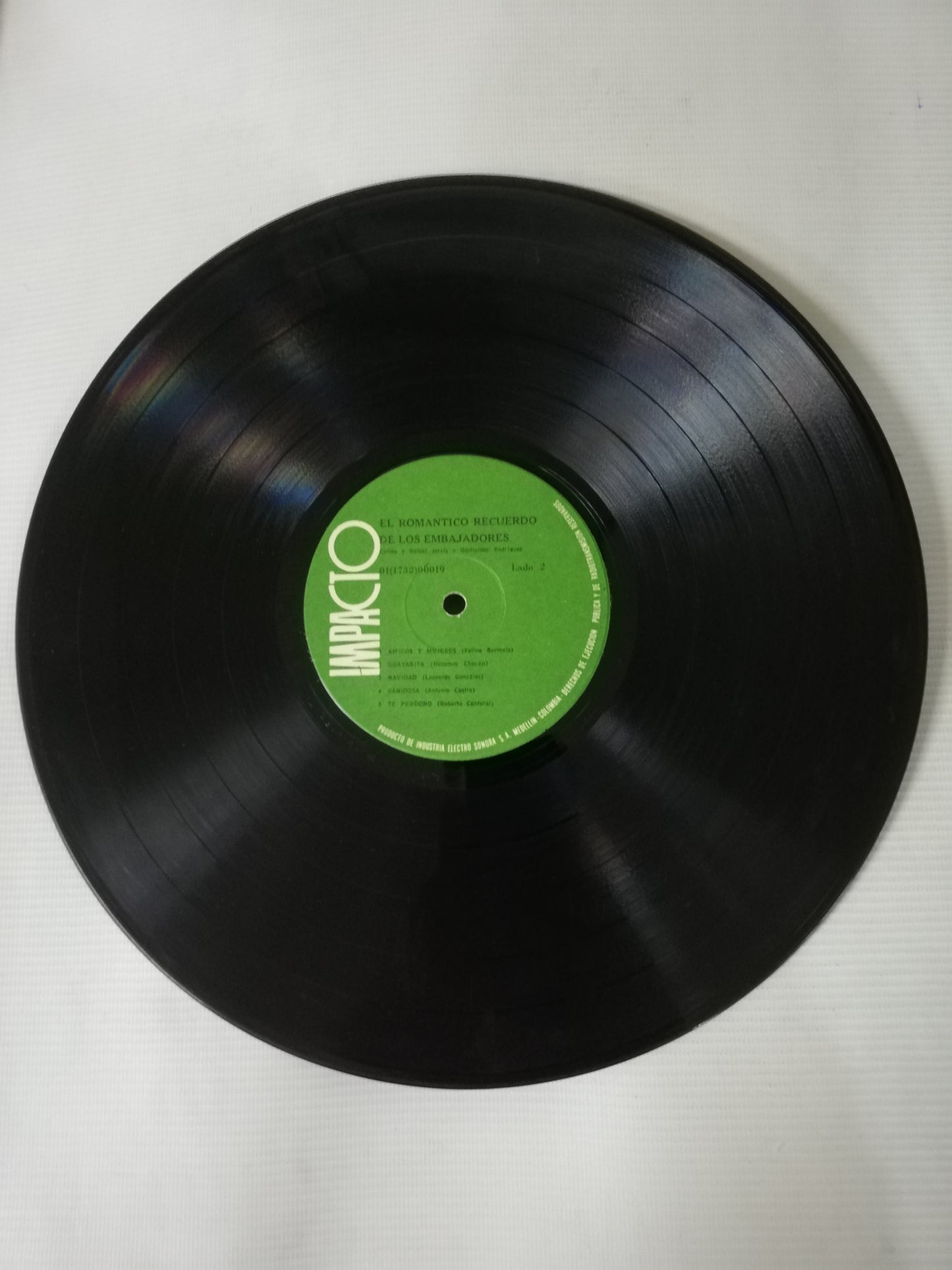LP LOS EMBAJADORES - EL ROMÁNTICO RECUERDO DE LOS EMBAJADORES