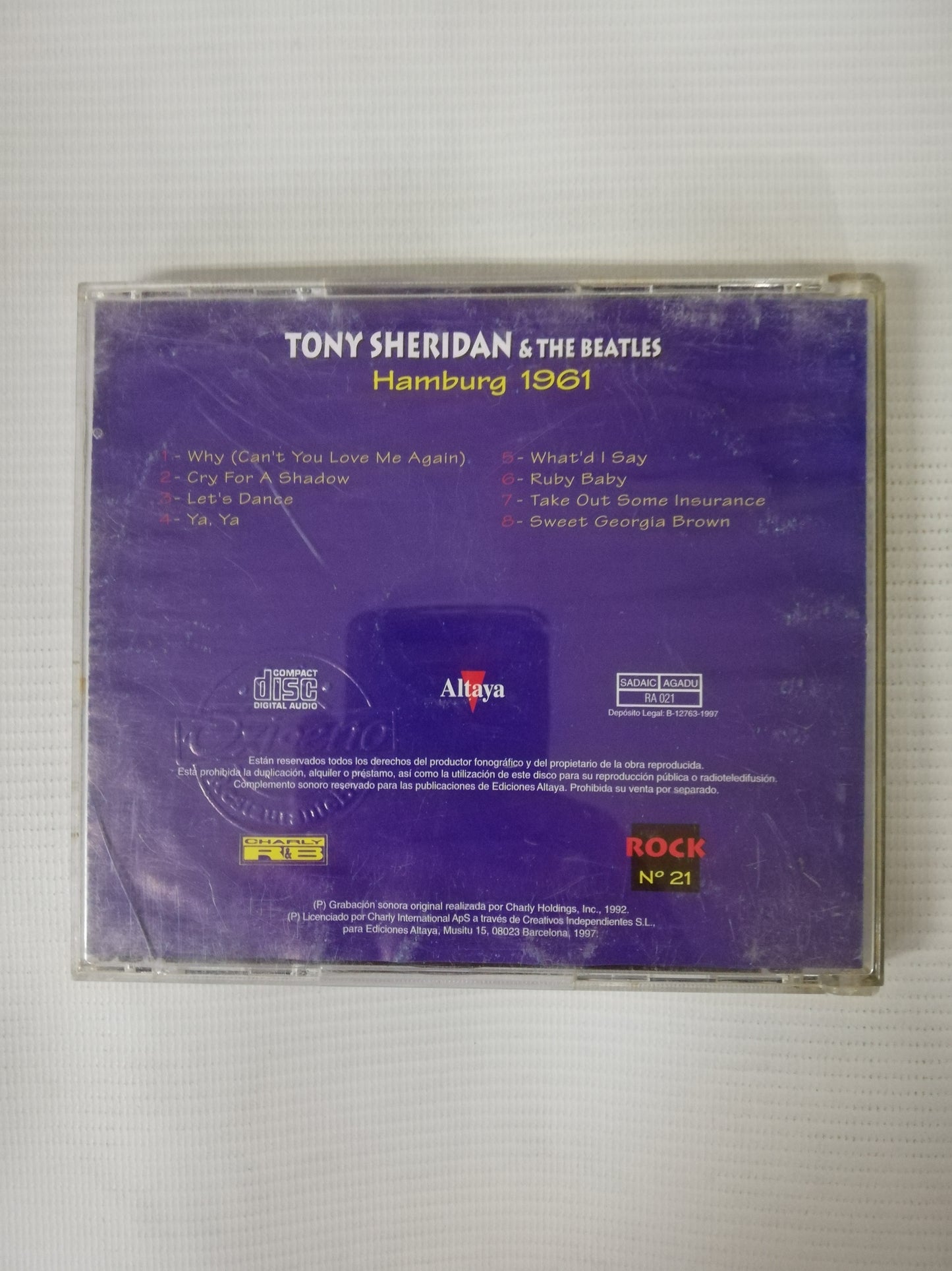 CD TONY SHERIDAN & THE BEATLES - HAMBURG 1961