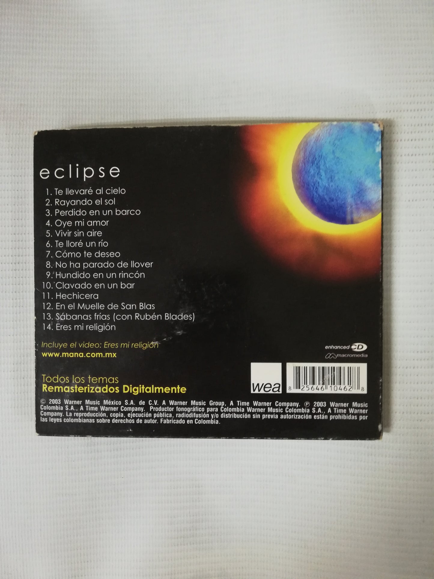 CD MANÁ - ECLIPSE