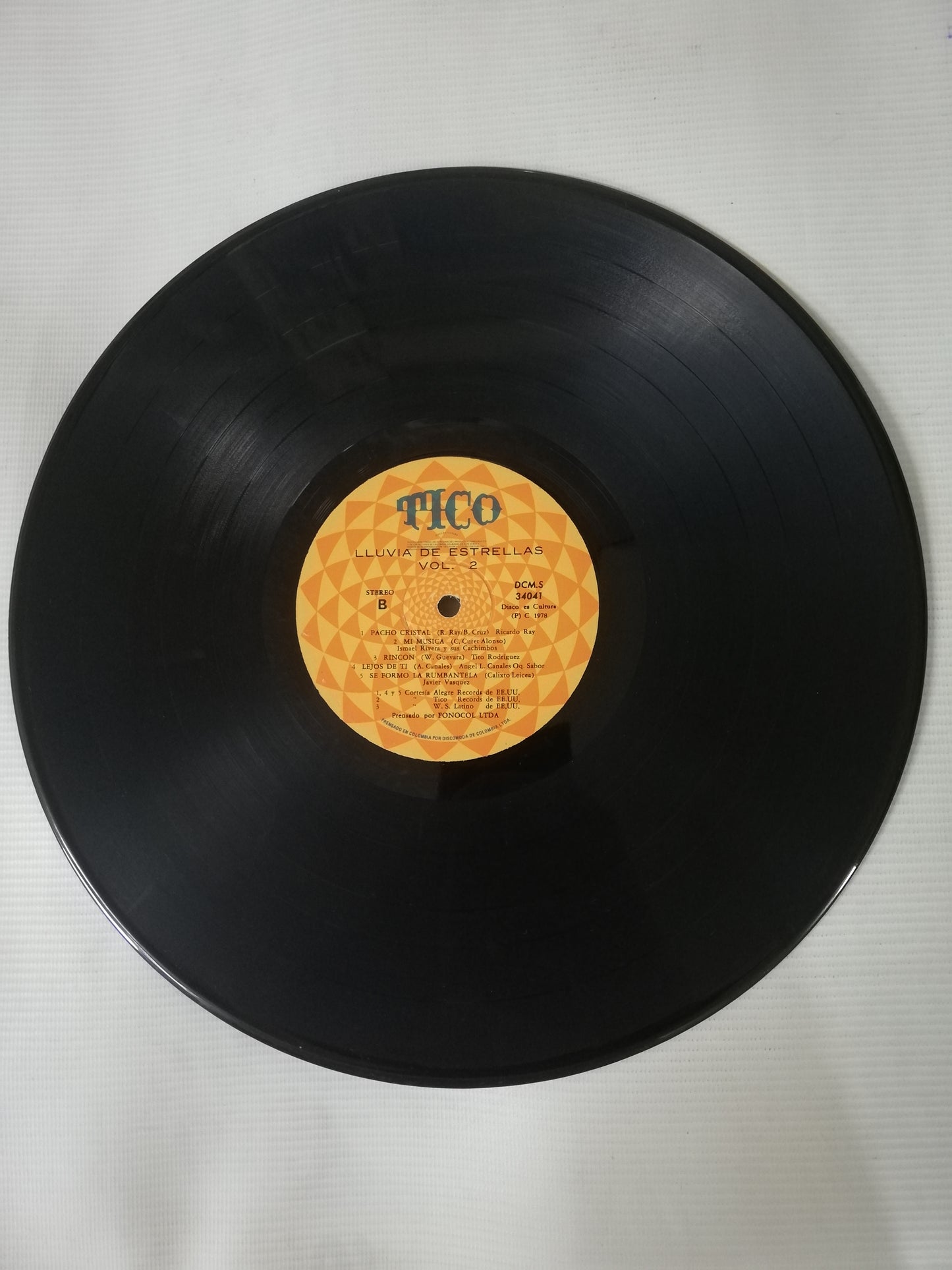 LP LLUVIA DE ESTRELLAS TICO Y ALEGRE - LLUVIA DE ESTRELLAS TICO Y ALEGRE VOL. 2