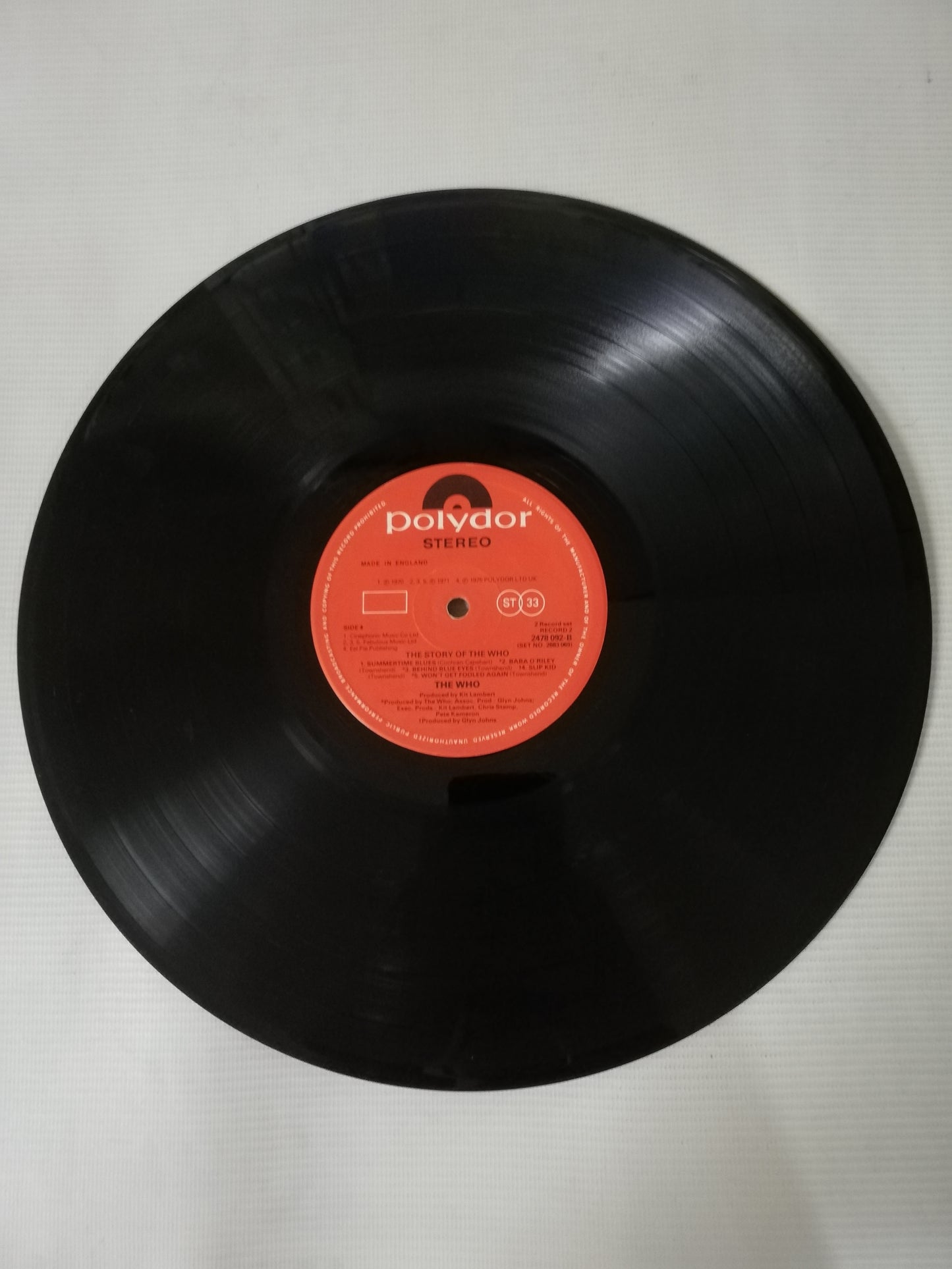 LP THE WHO - THE HISTORY OF THE WHO - VINYL X 2