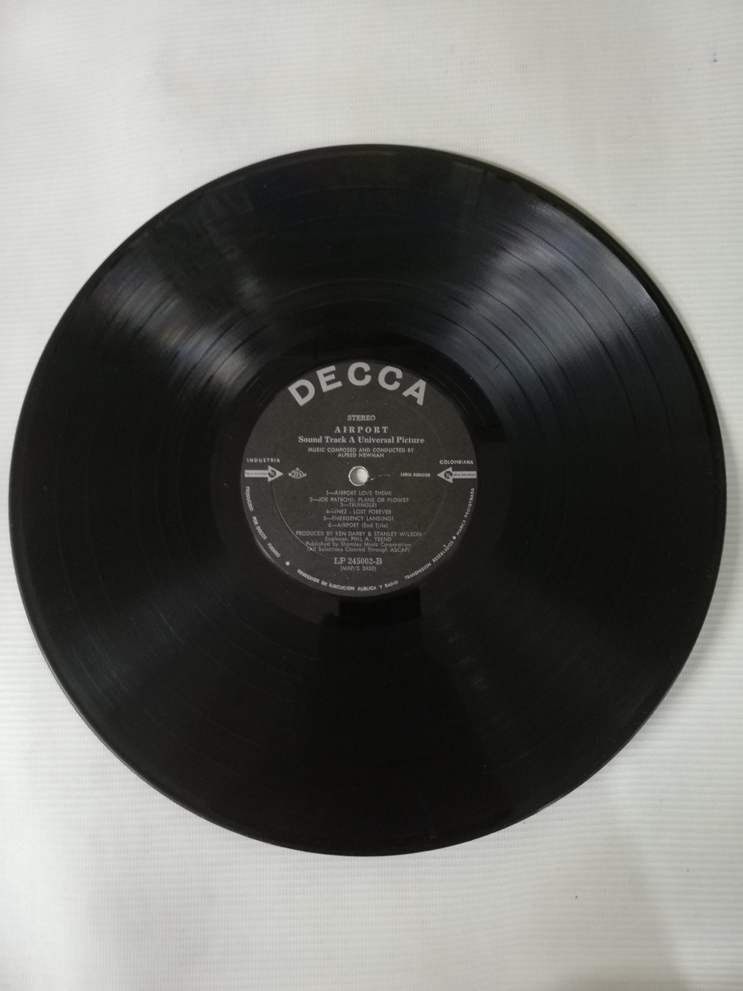 LP AIRPORT - ORIGINAL SOUND TRACK ALBUM