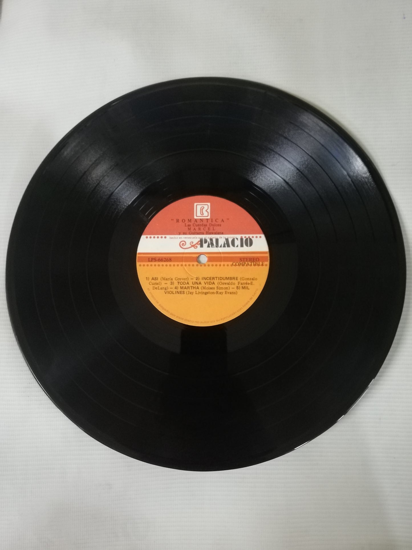 LP MARCEL Y SU GUITARRA HAWAIANA - ROMÁNTICA: LAS CUERDA DULCES