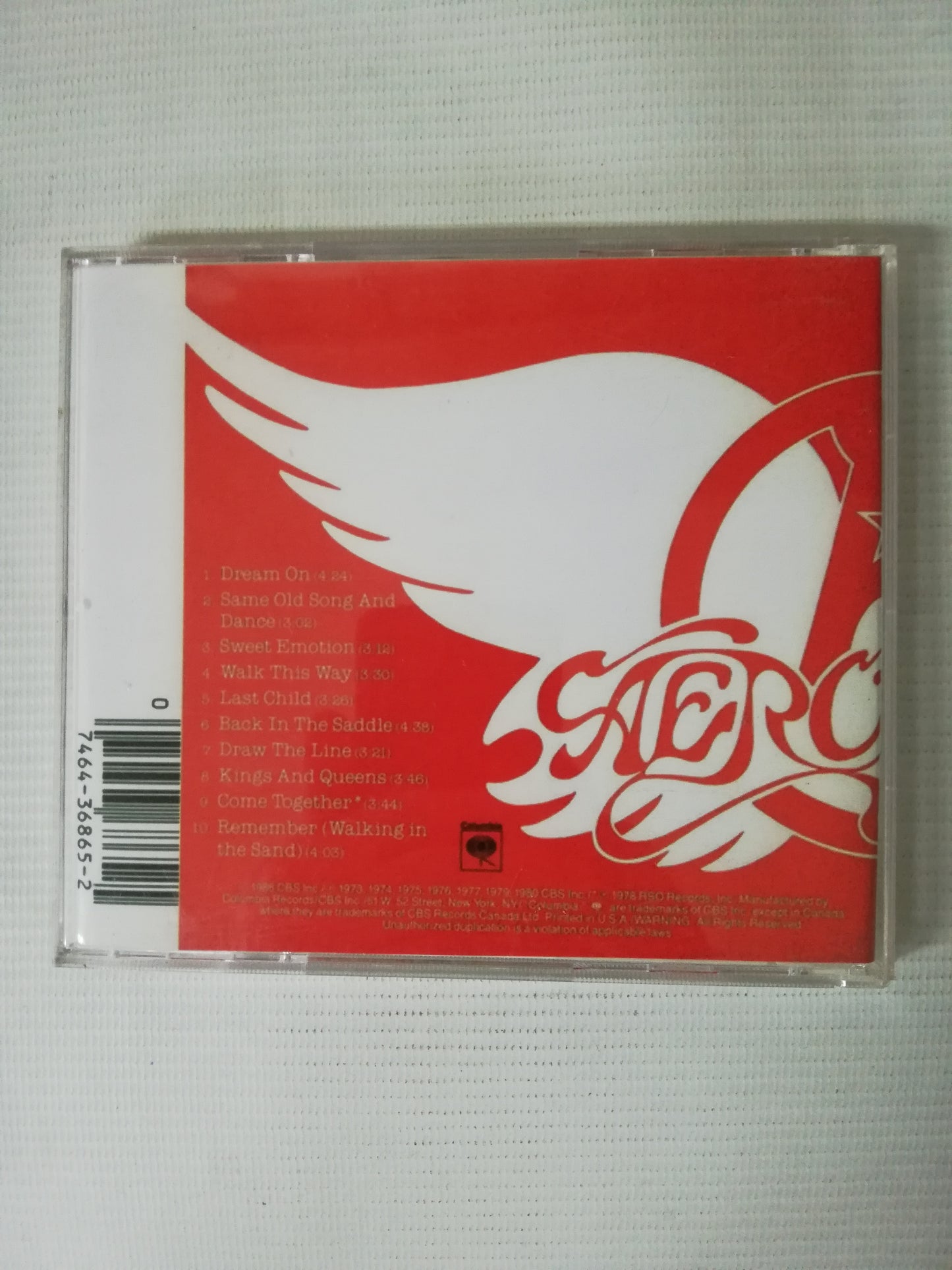 CD AEROSMITH - GREATEST HITS