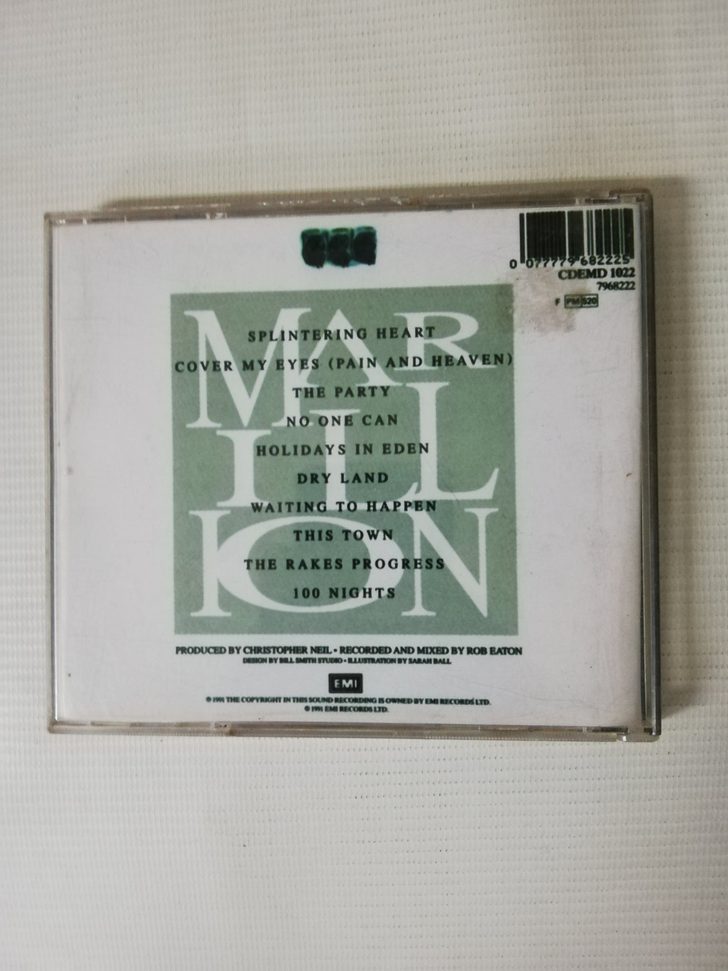 CD MARILLION - HOLIDAYS IN EDEN