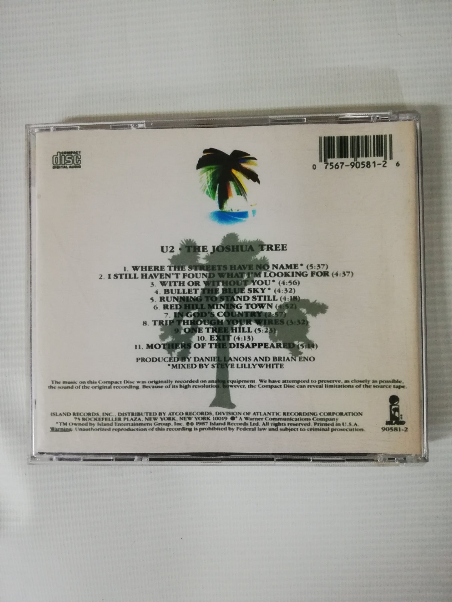 CD US - THE JOSHUA TREE