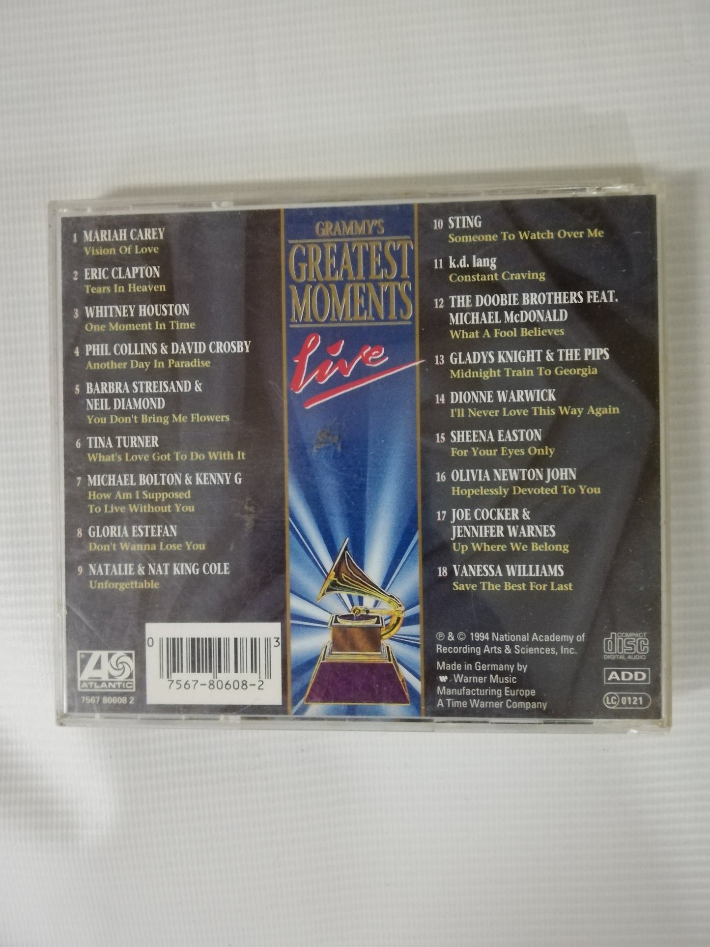 CD GRAMMY´S GREATEST MOMENTS - LIVE