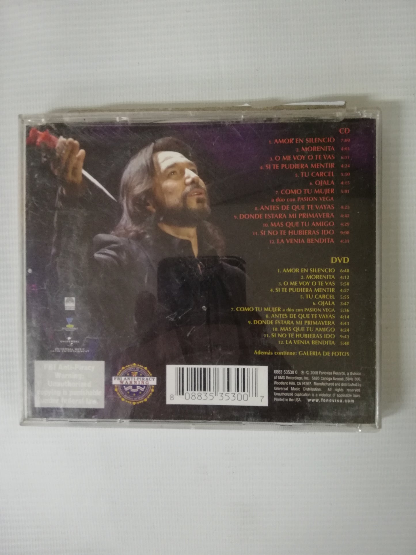 CD MARCO ANTONIO SOLIS - UNA NOCHE EN MADRID - CD + DVD