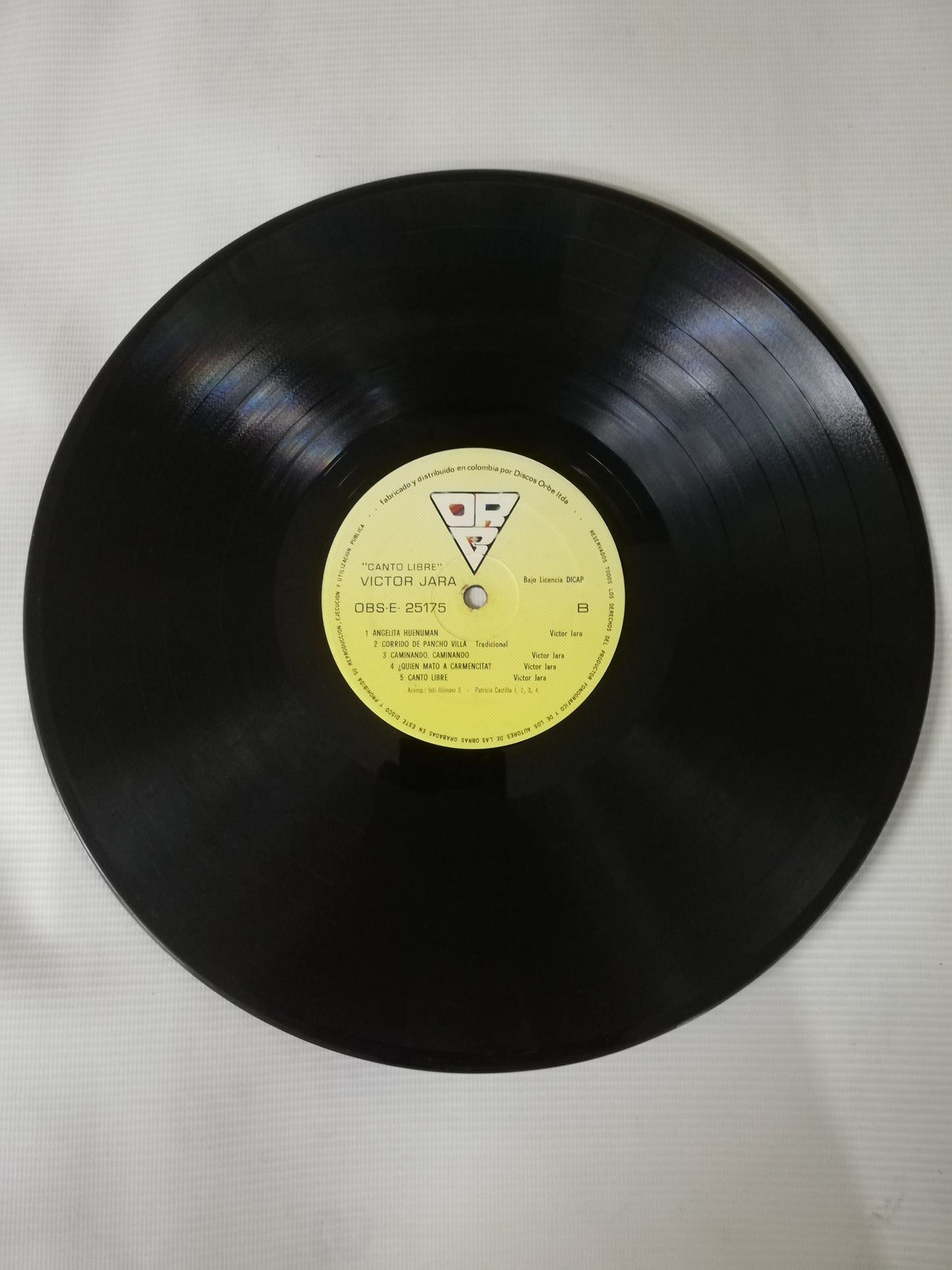 LP VICTOR JARA - CANTO LIBRE