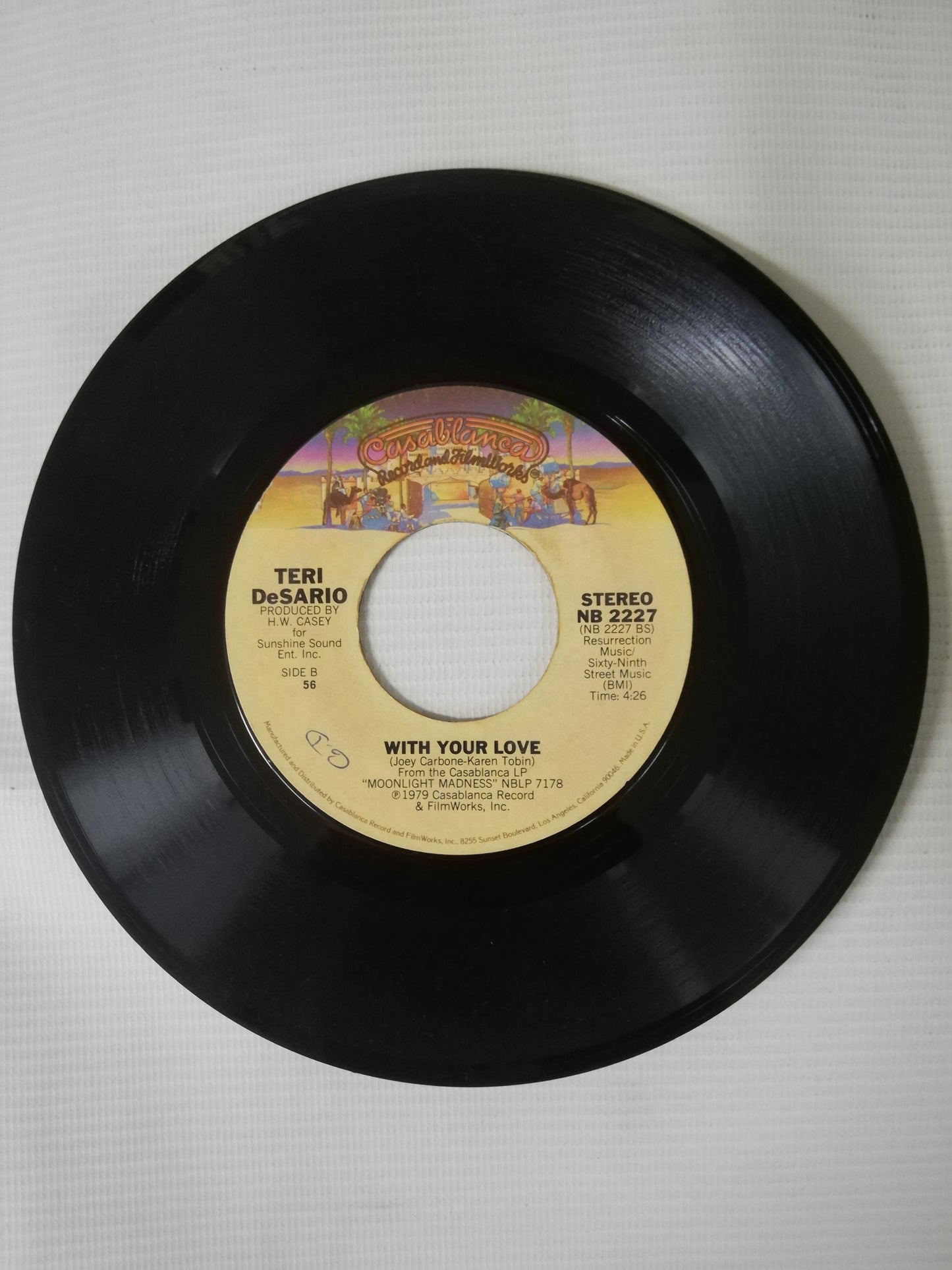 VINILO TERI DESARIO & K.C. - YES, I´M READY / WITH YOUR LOVE