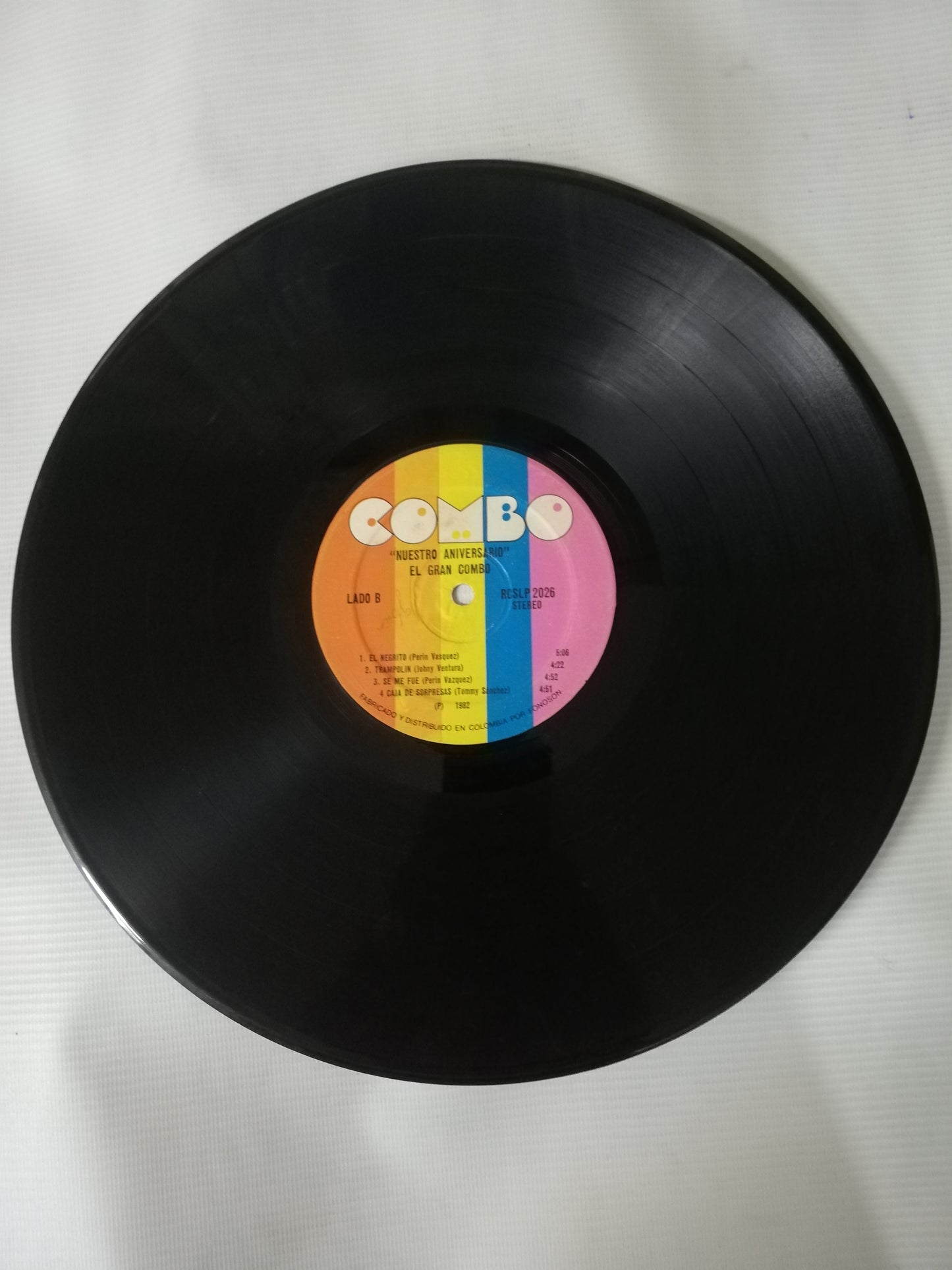 LP EL GRAN COMBO DE PUERTO RICO - NUESTRO ANIVERSARIO