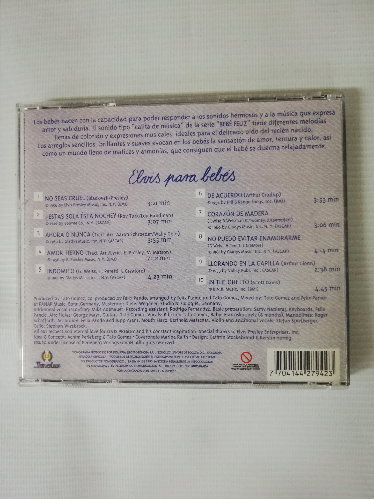 CD ELVIS PARA BEBES - COLECCIÓN HAPPY BABY