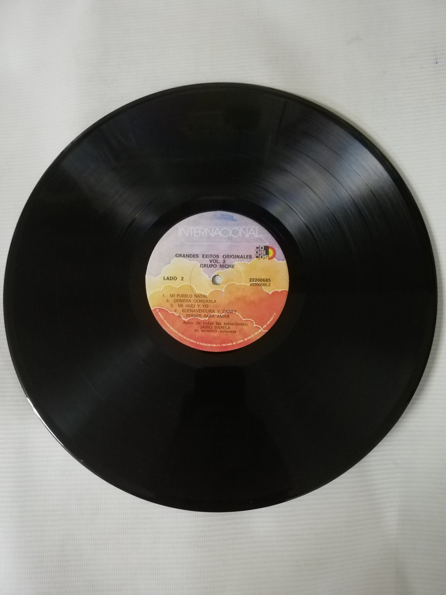 LP GRUPO NICHE - GRANDES EXITOS ORIGINALES VOL. 2