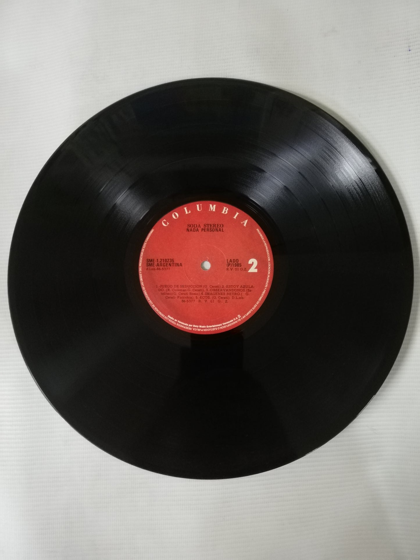 LP SODA STEREO - NADA PERSONAL