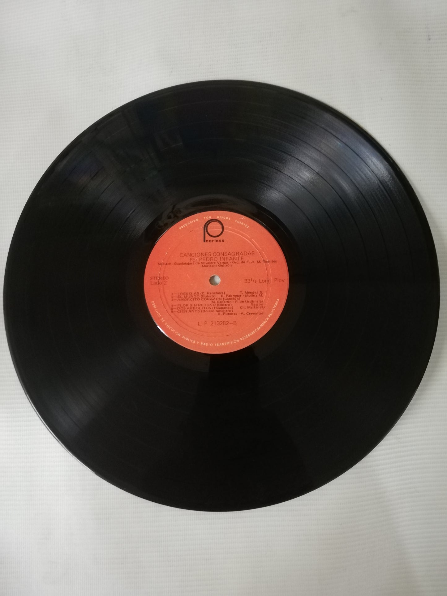 LP PEDRO INFANTE - CANCIONES CONSAGRADAS