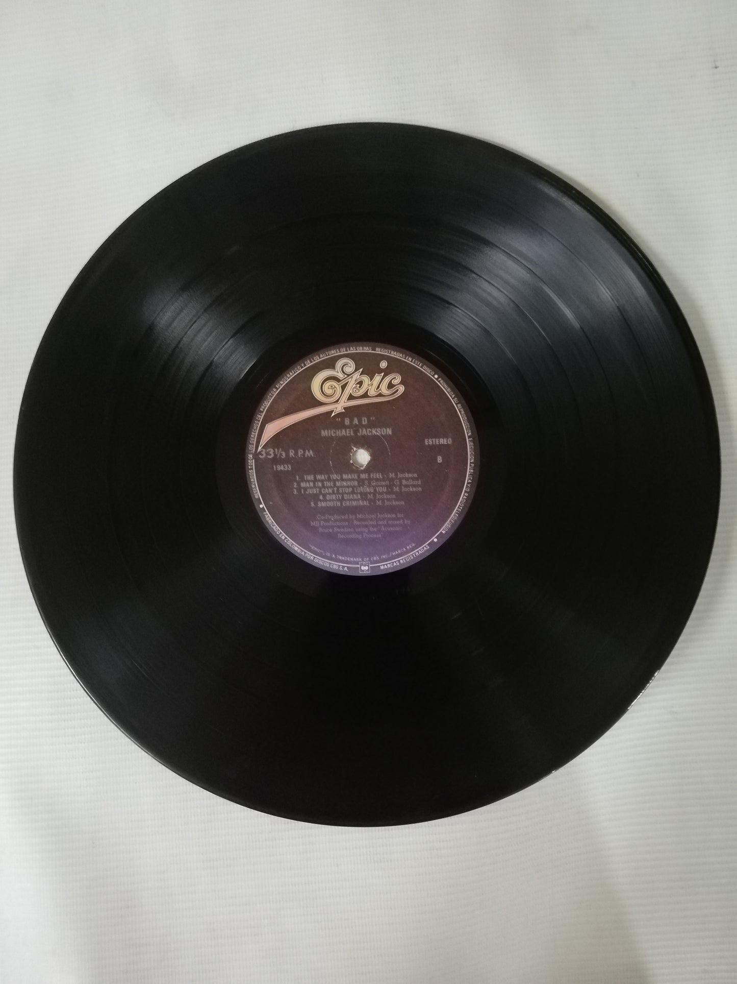 LP MICHAEL JACKSON - BAD