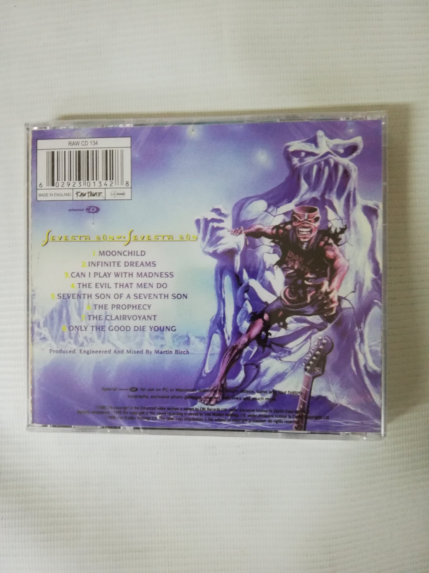 CD IRON MAIDEN - SEVENTH OF A SEVENTH SON