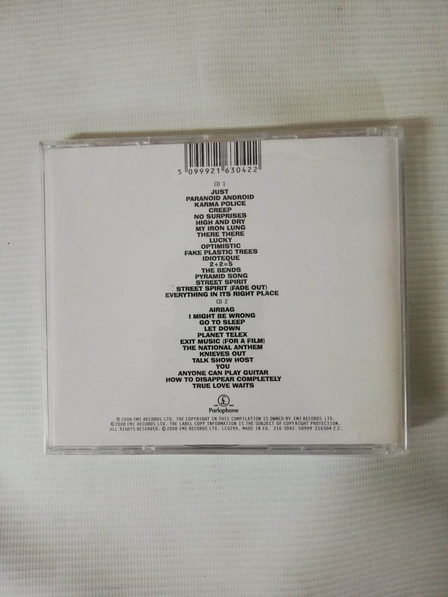 CD RADIOHEAD - THE BEST OF RADIOHEAD - CD X 2
