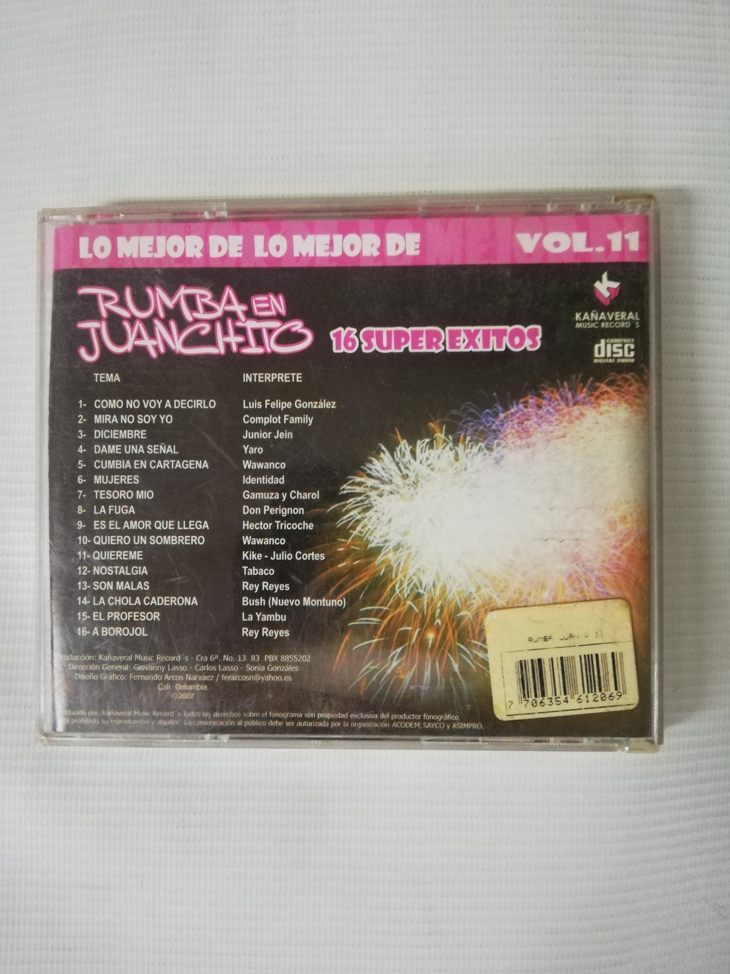 CD RUMBA EN JUANCHITO - RUMBA EN JUANCHITO VOL. 11