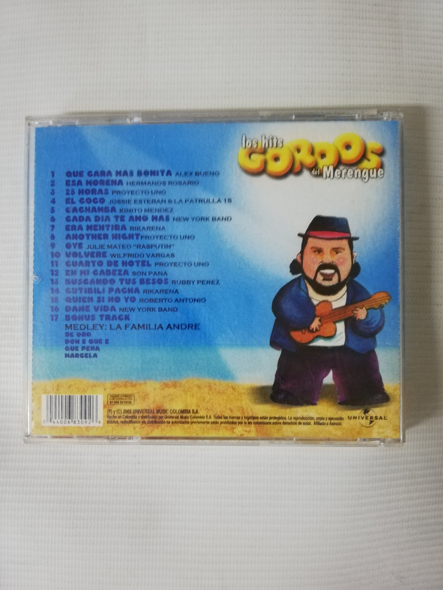 CD LOS HITS GORDOS DEL MERENGUE - VARIOS INTÉRPRETES