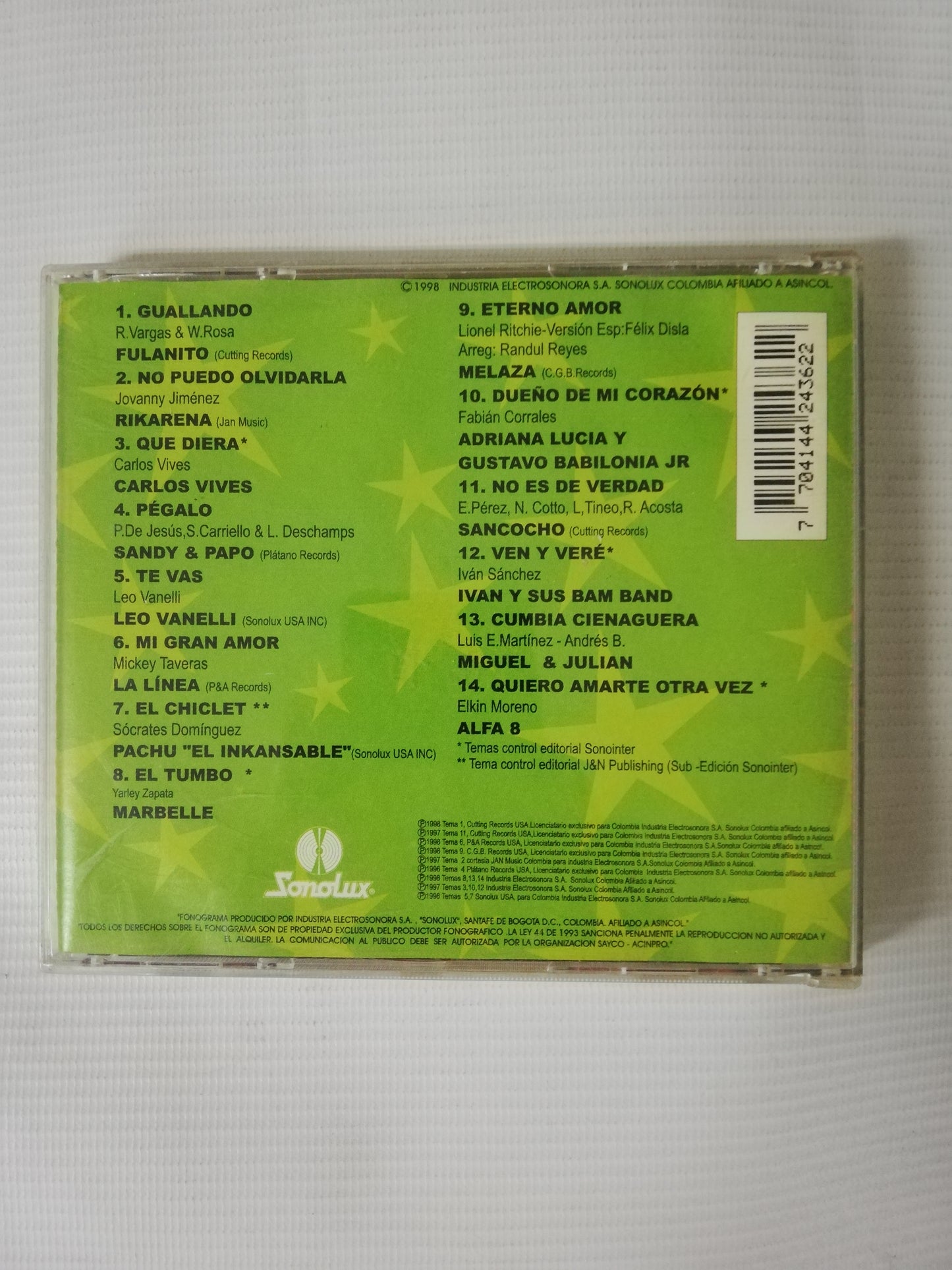 CD LA FIESTA DEL AÑO - LA FIESTA DEL AÑO VOL. 20