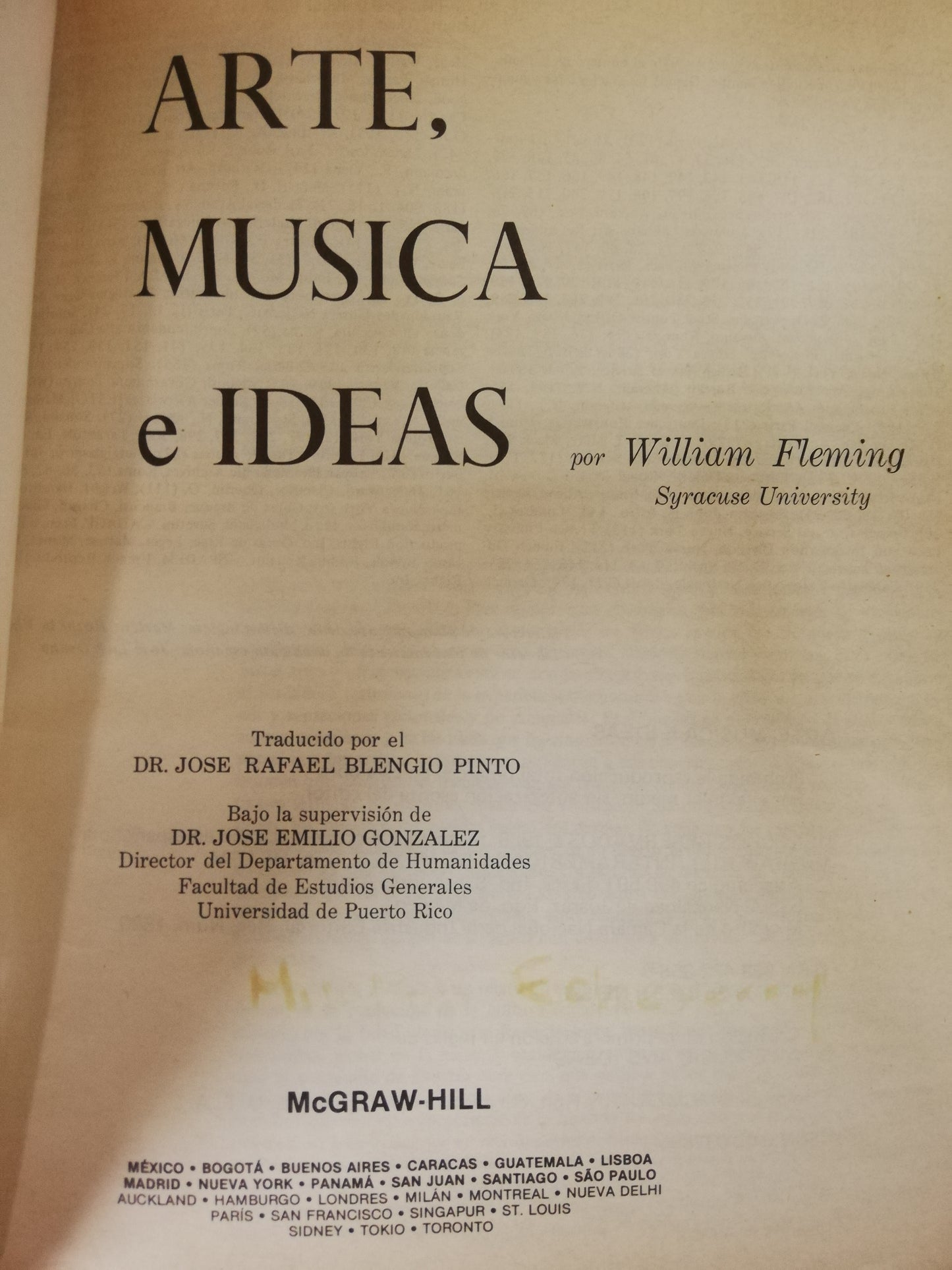 ARTE, MÚSICA E IDEAS - WILLIAM FLEMING