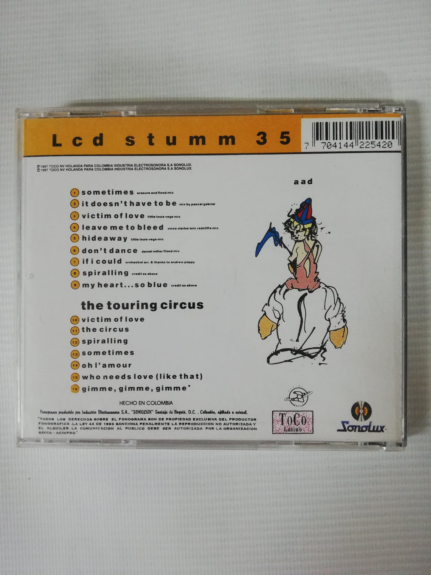 CD ERASURE - LCD STUMM 35 / THE TWO RING CIRCUS