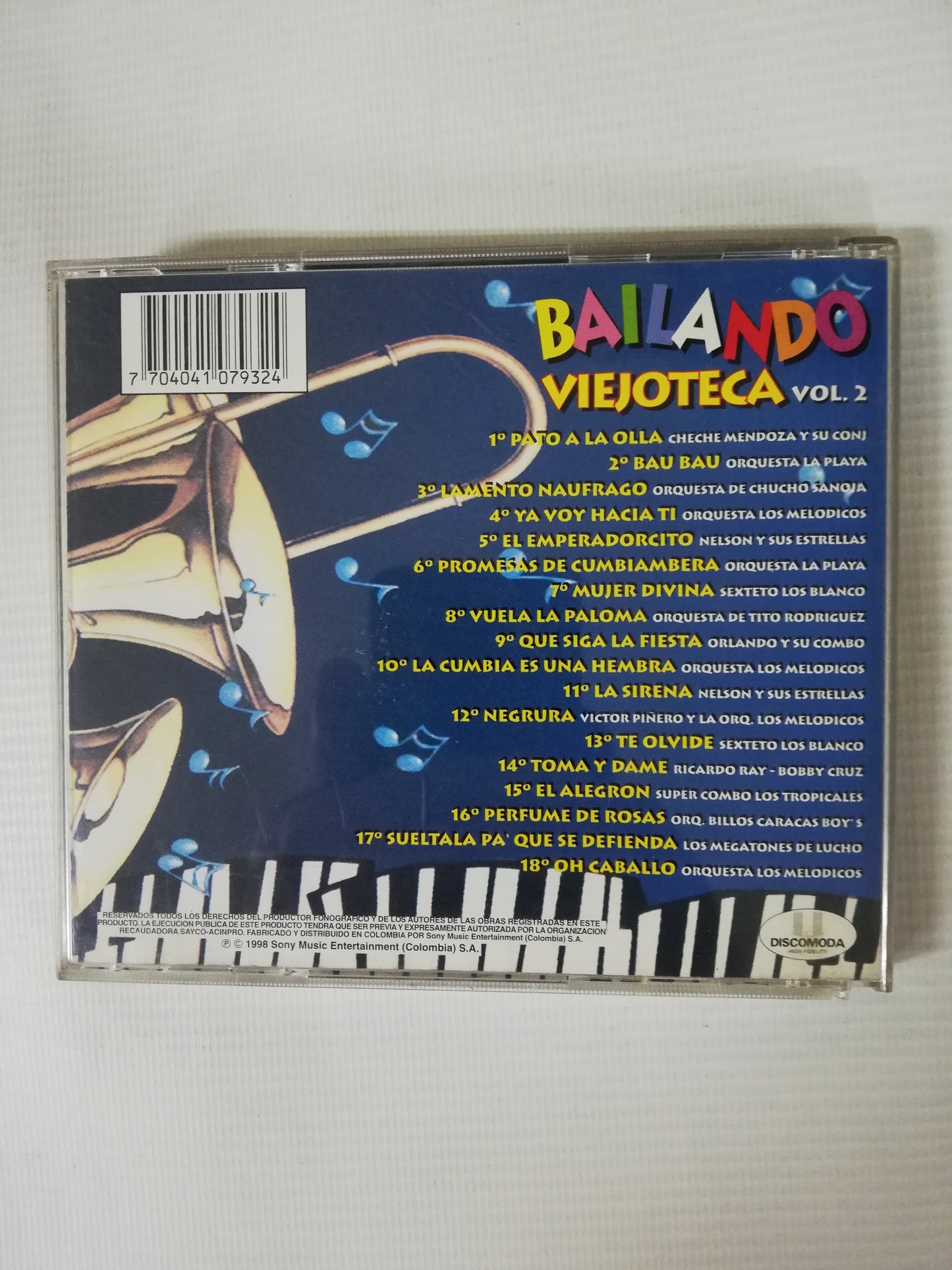 CD BAILANDO VIEJOTECA - BAILANDO VIEJOTECA VOL. 2