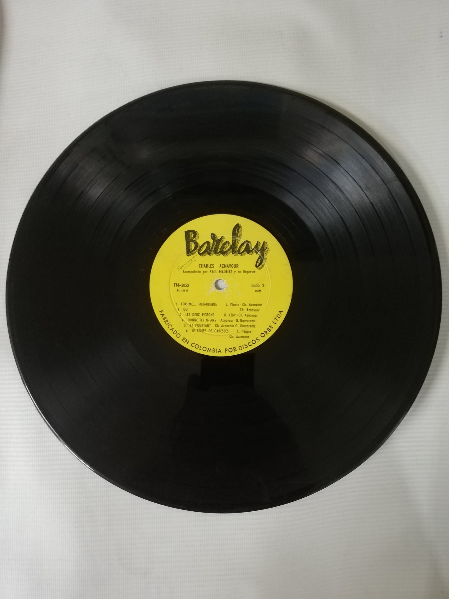 LP CHARLES AZNAVOUR - LA MAMMA