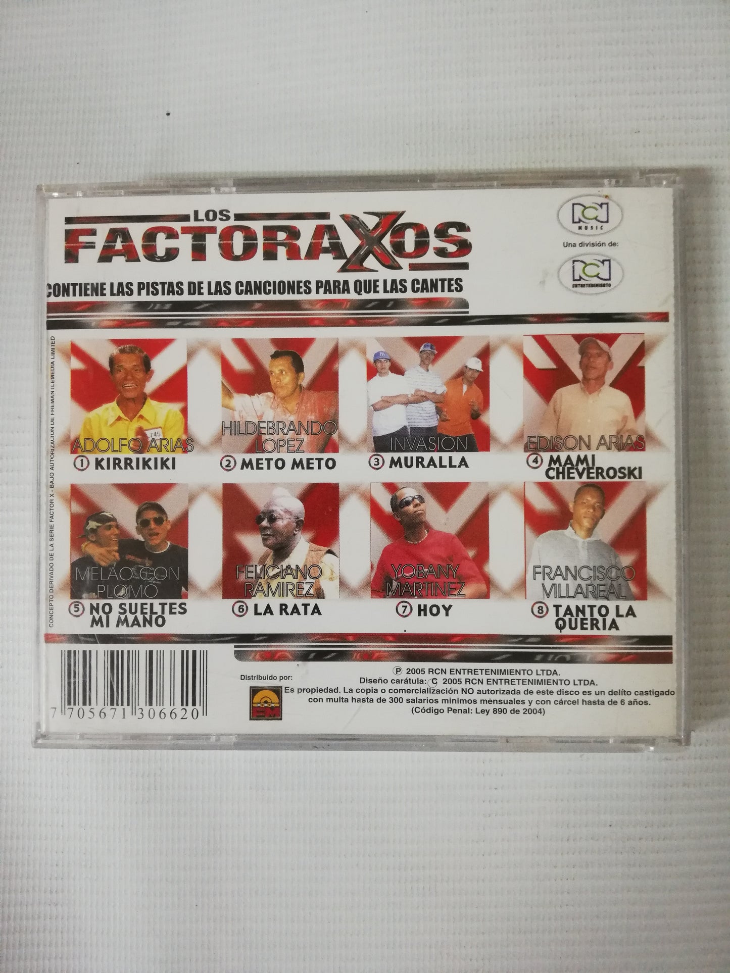 CD LOS FACTORAZOS -CONTIENE LAS PISTAS DE LAS CANCIONES PARA QUE LAS CANTEN